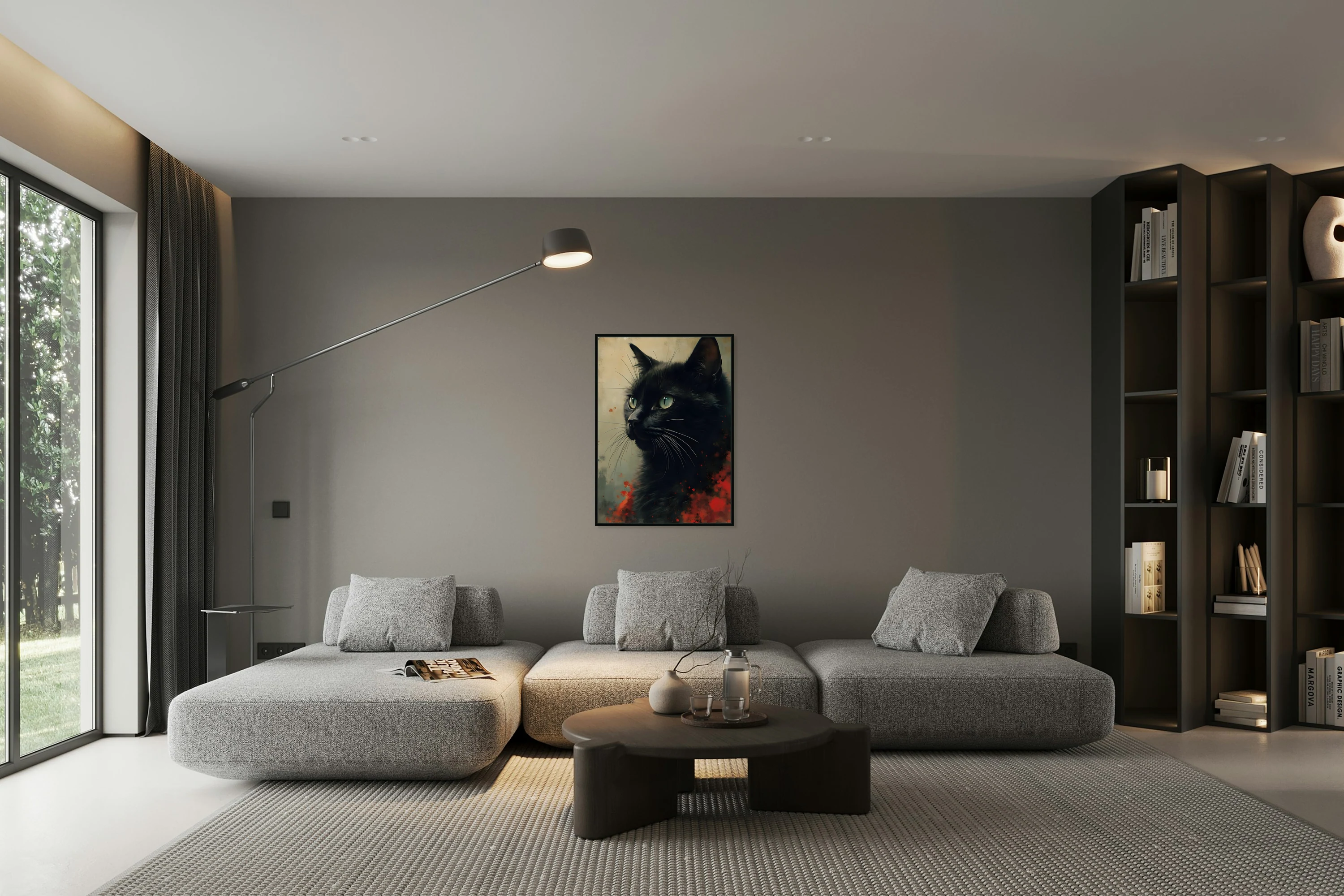 Black Cat Portrait