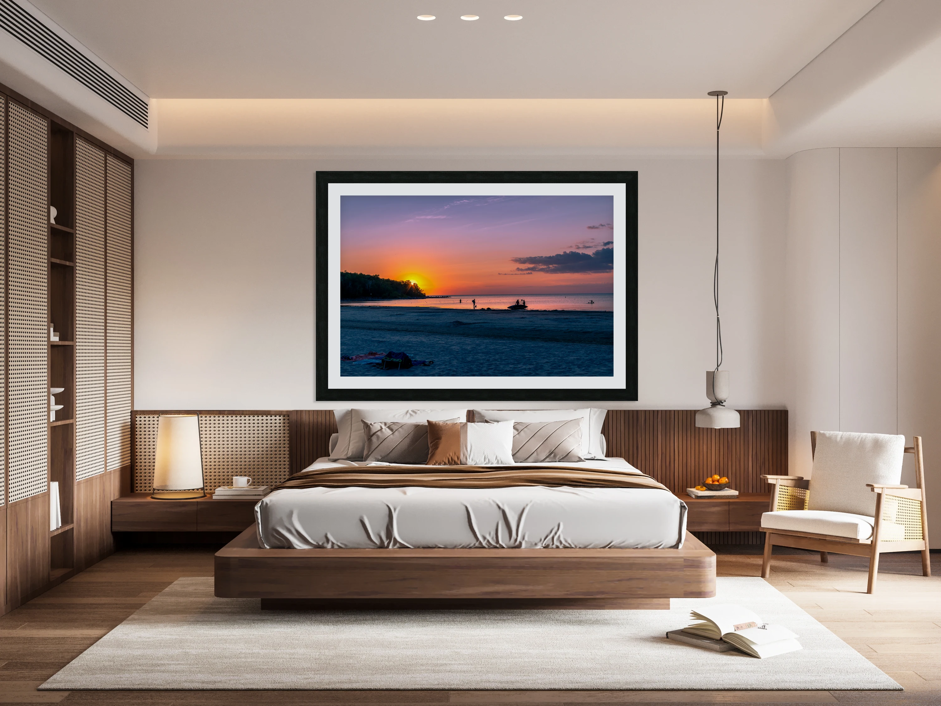 Sunset a Grand Beach