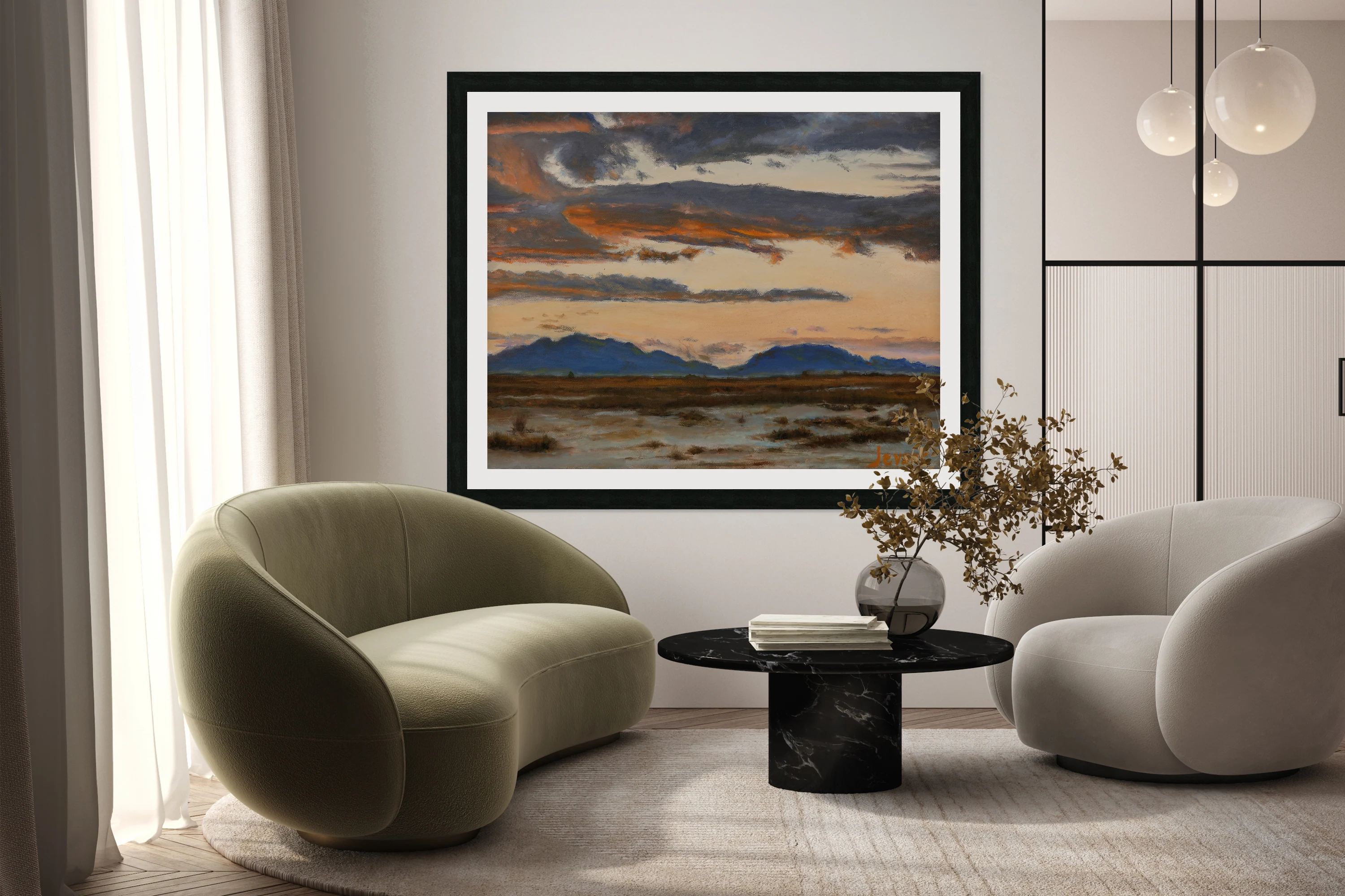 White Sands Sunset