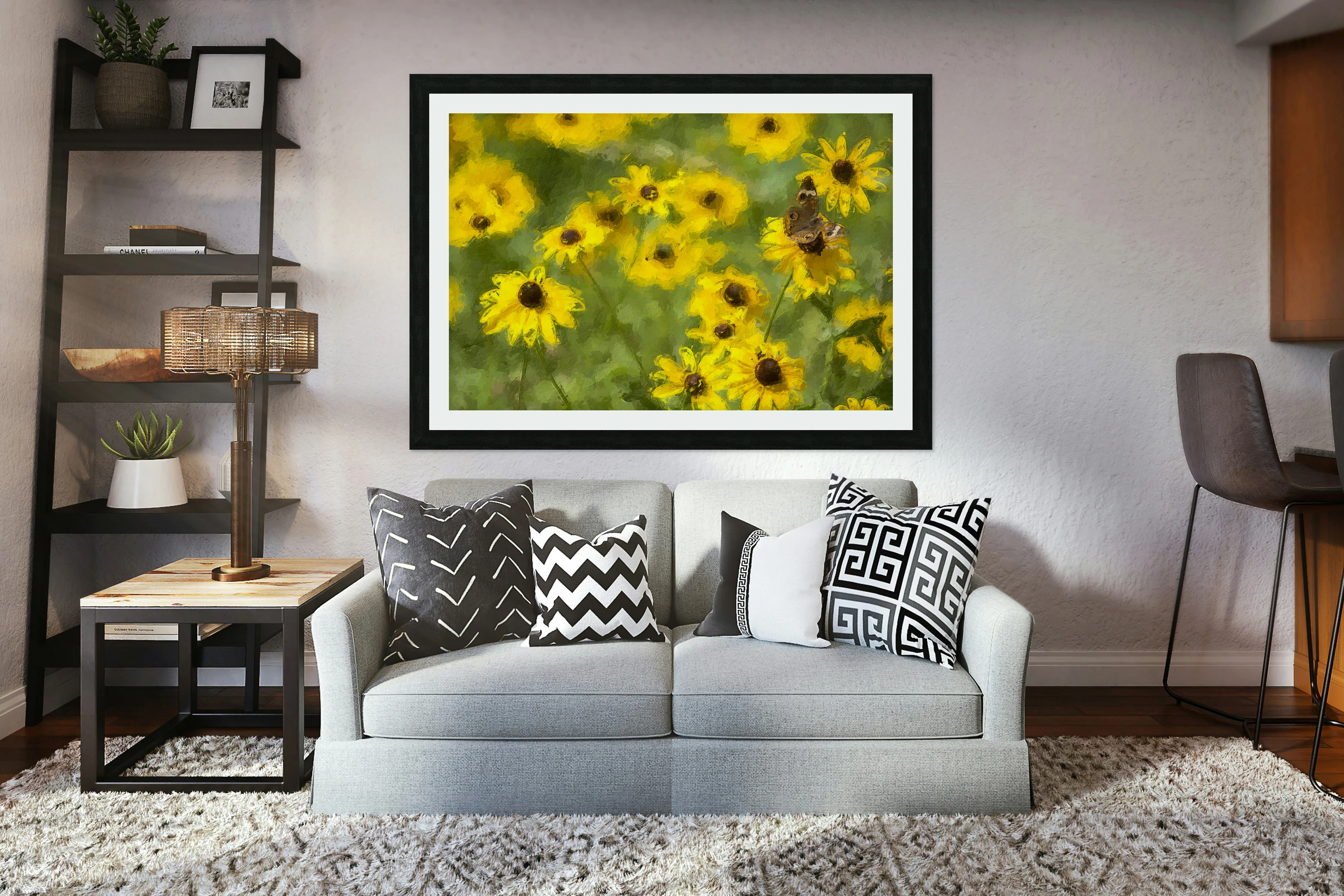 Sun yellow flower