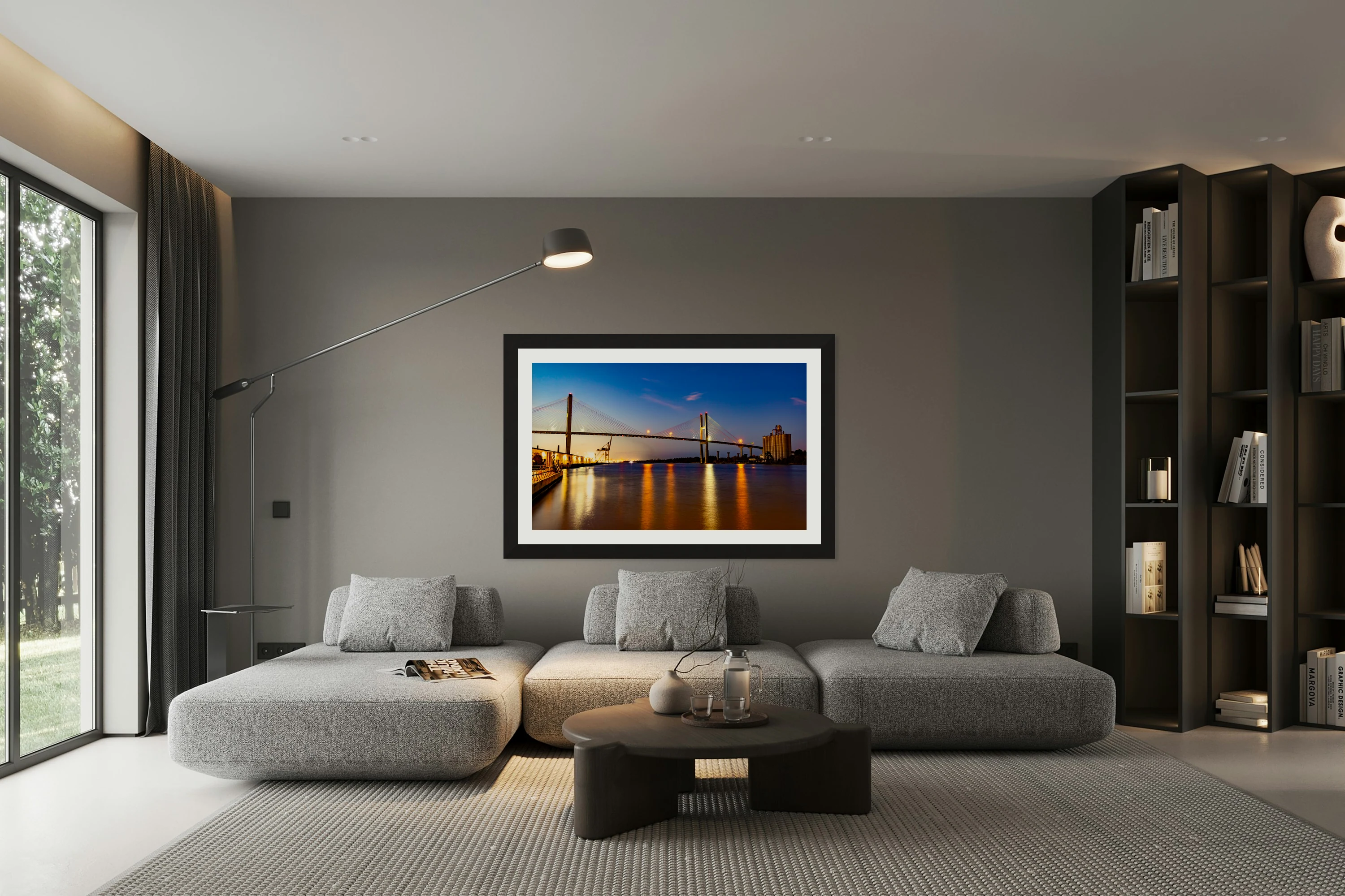 Savannah River Bridge Reflections