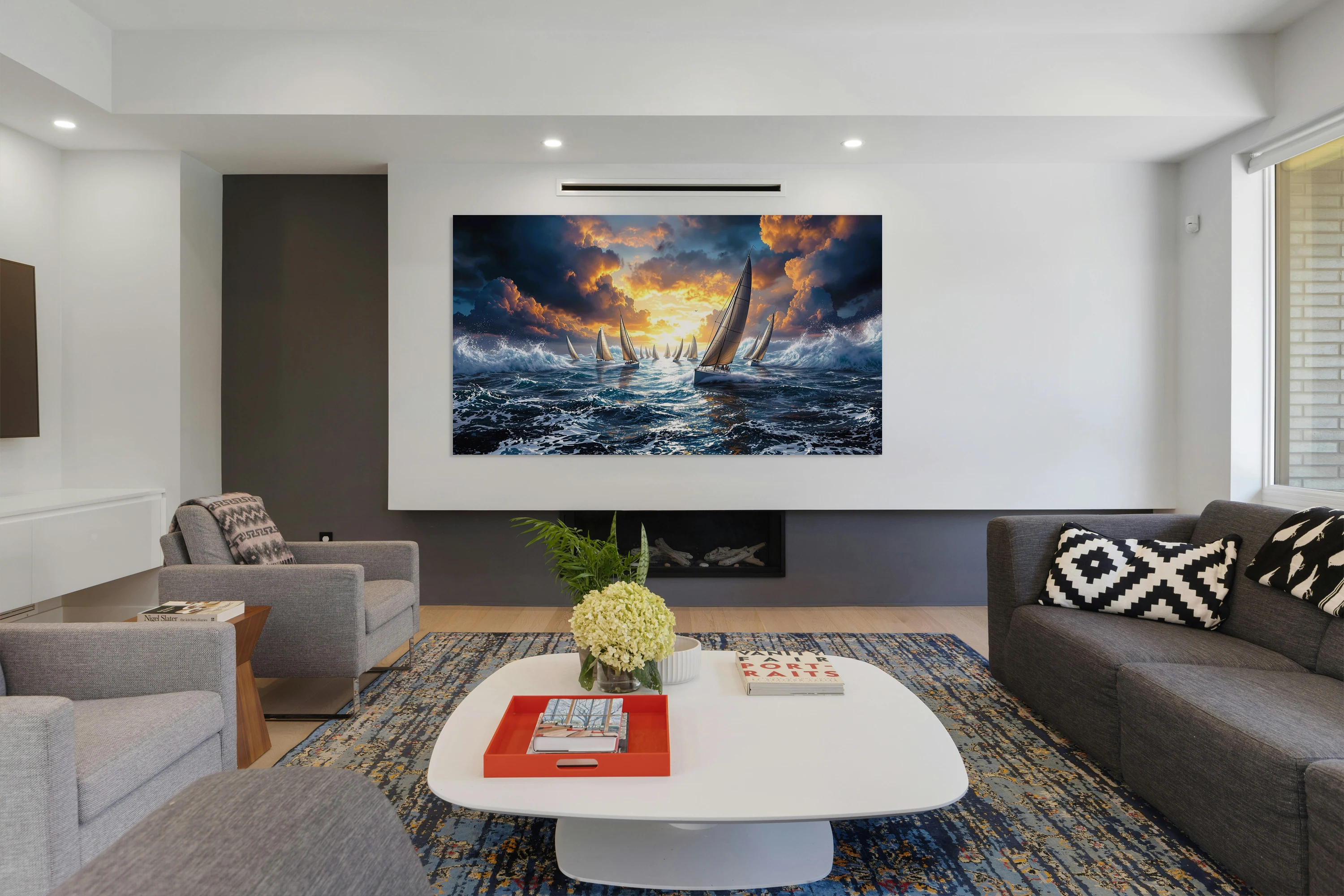 Sailing Waves 4 Signed