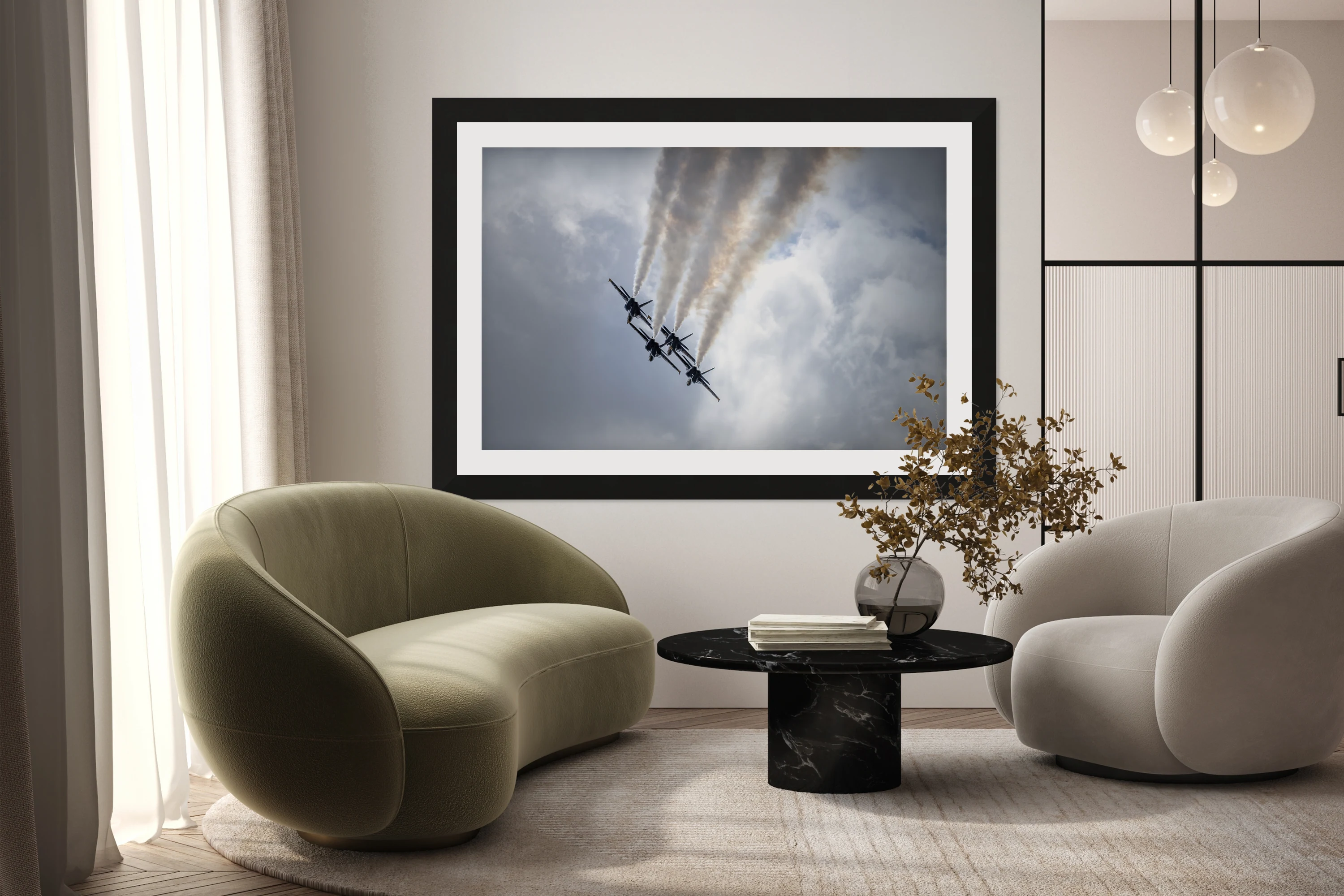 Blue Angels Diamond Pattern