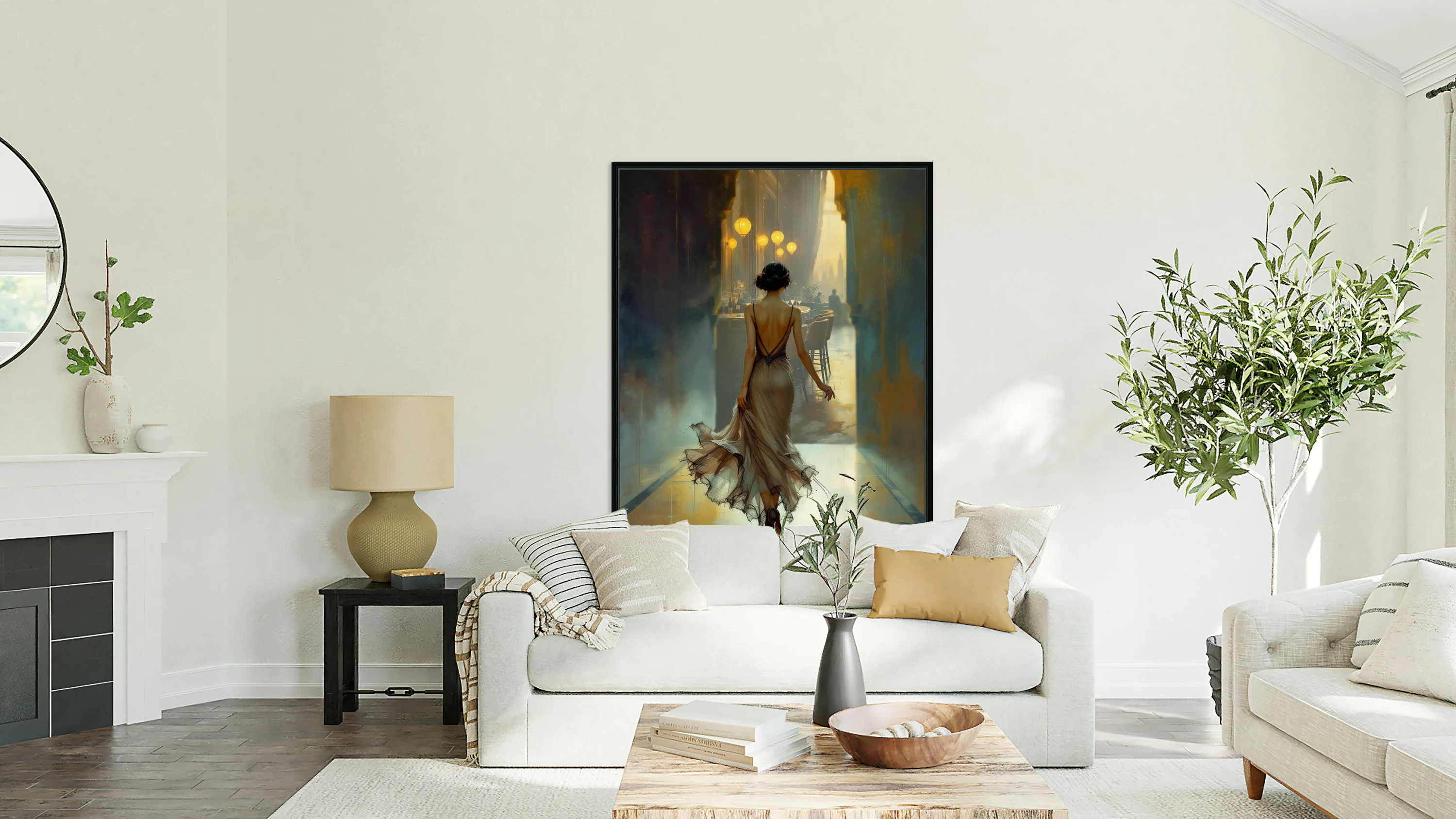 Art Deco Speakeasy Flapper Print