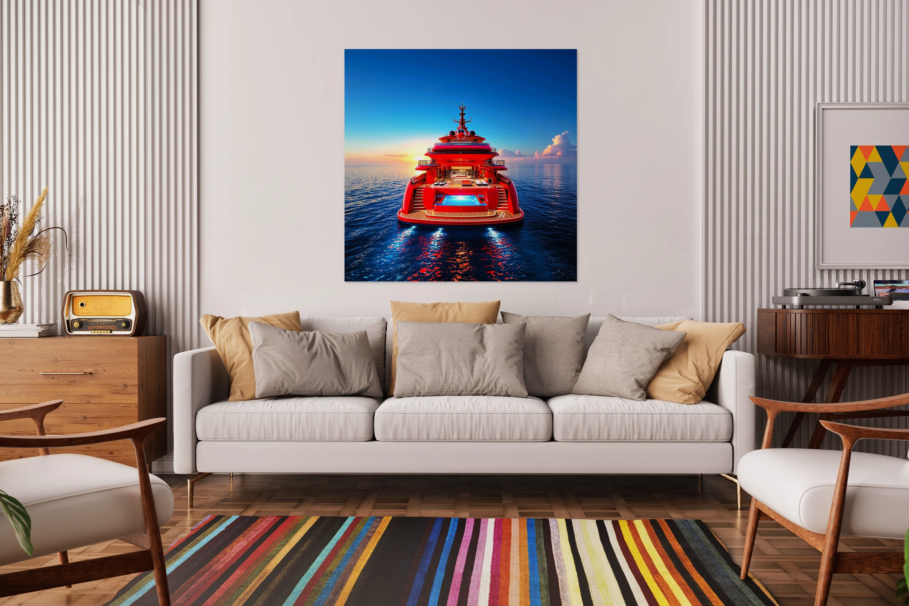 Big Red Yacht Signed