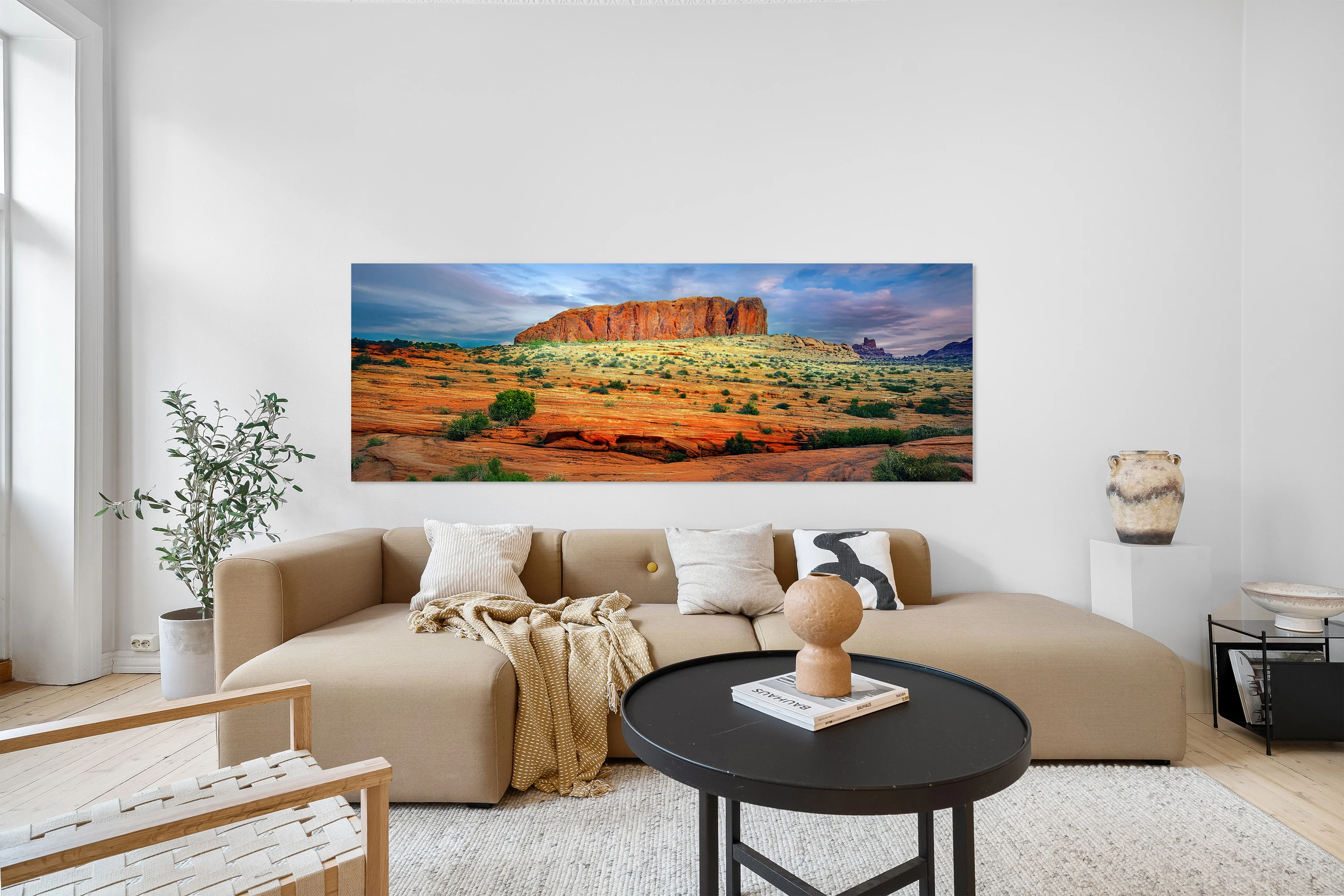 Desert Sandstone Mountain
