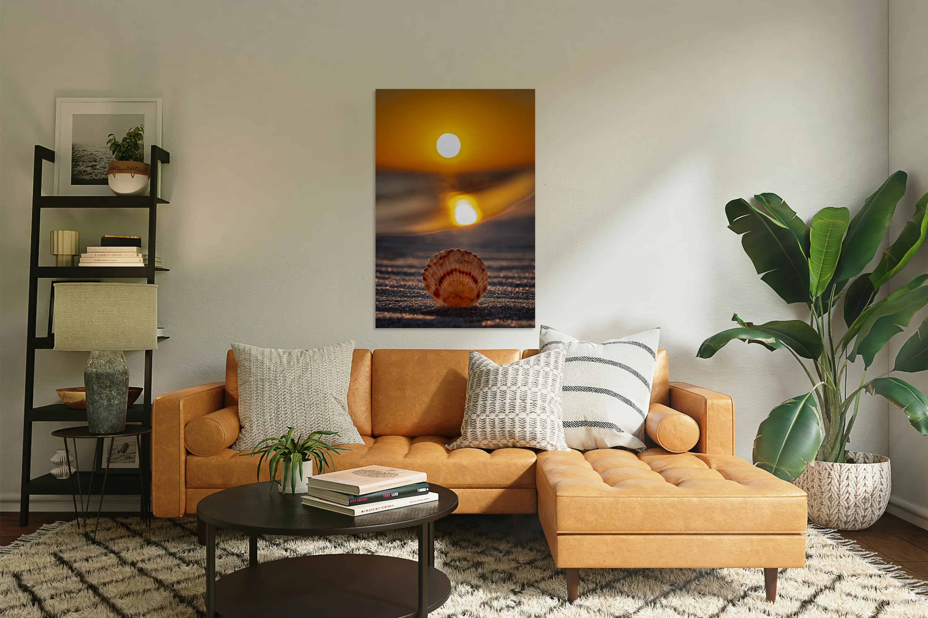 Shell and Sunset Glow
