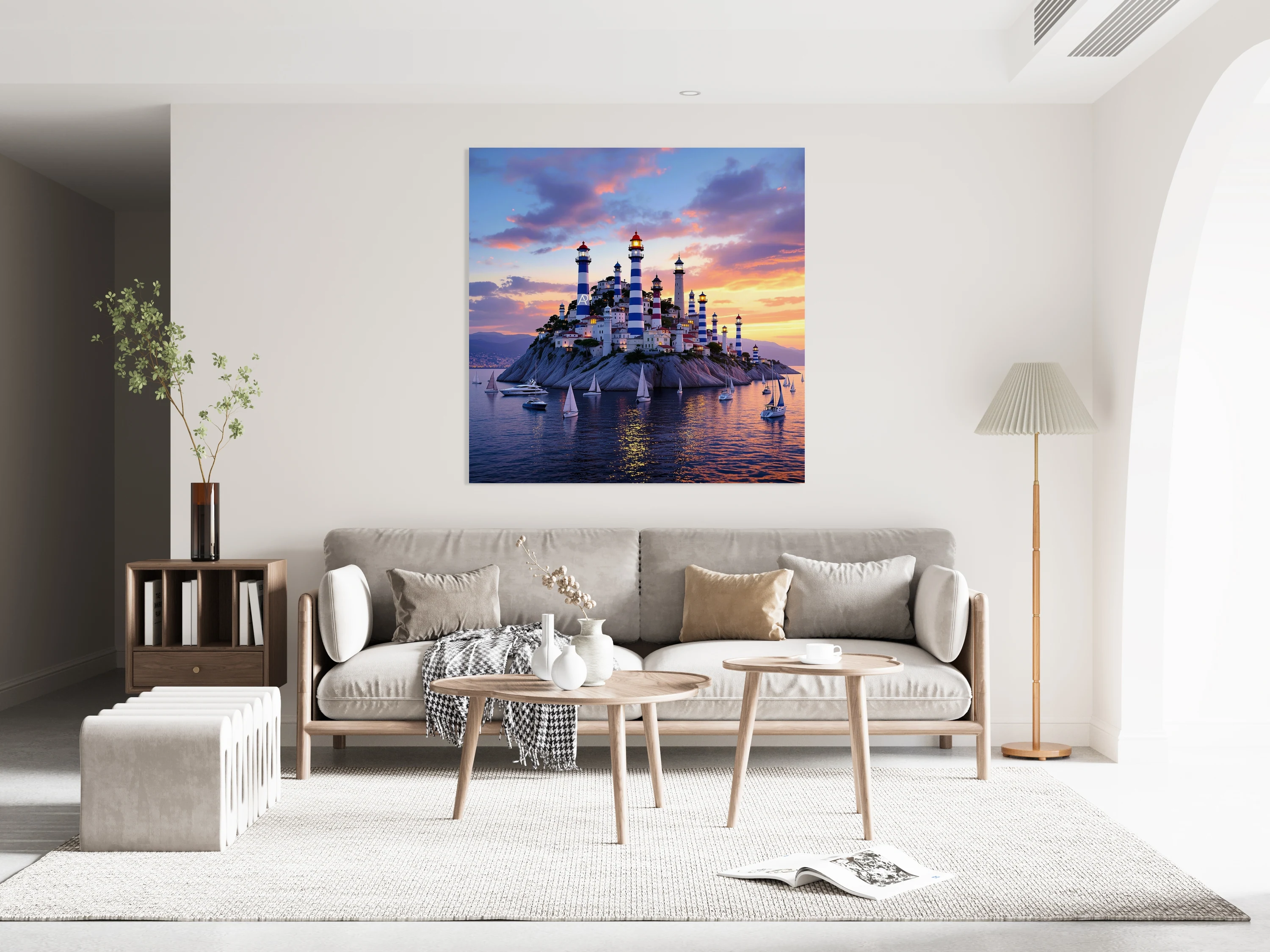 Lighthouse Island Signed