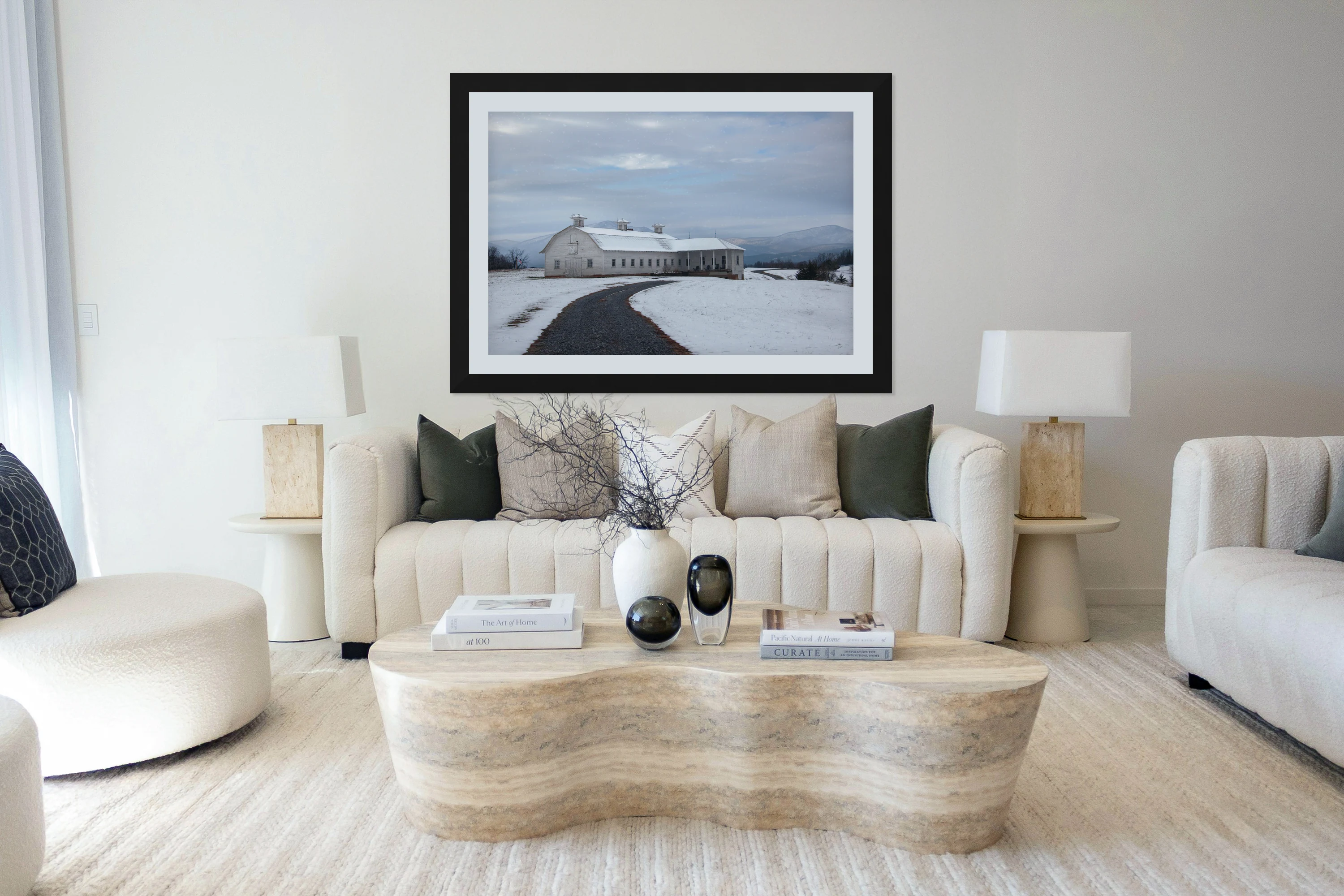  Winter Barn with a View