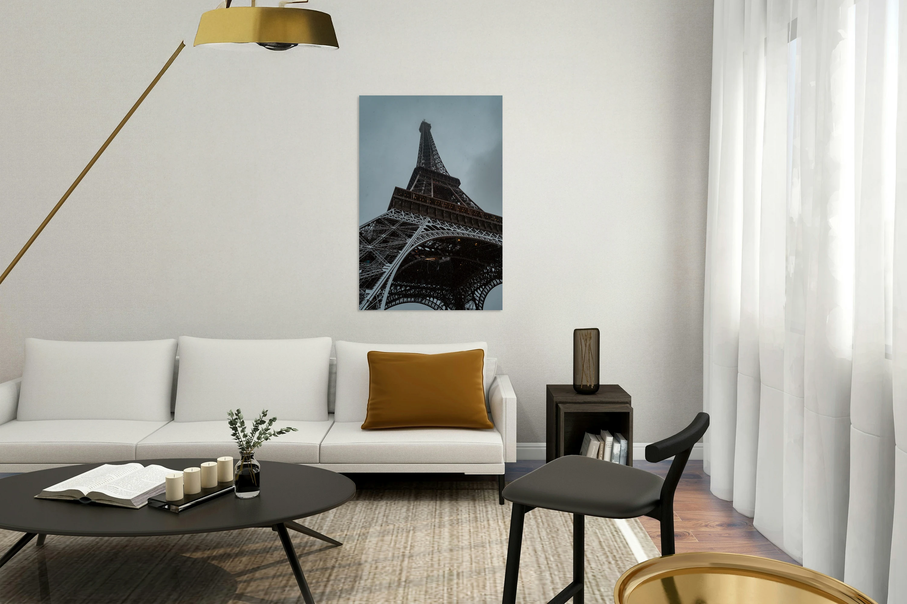 Winter Above – Eiffel Tower Paris