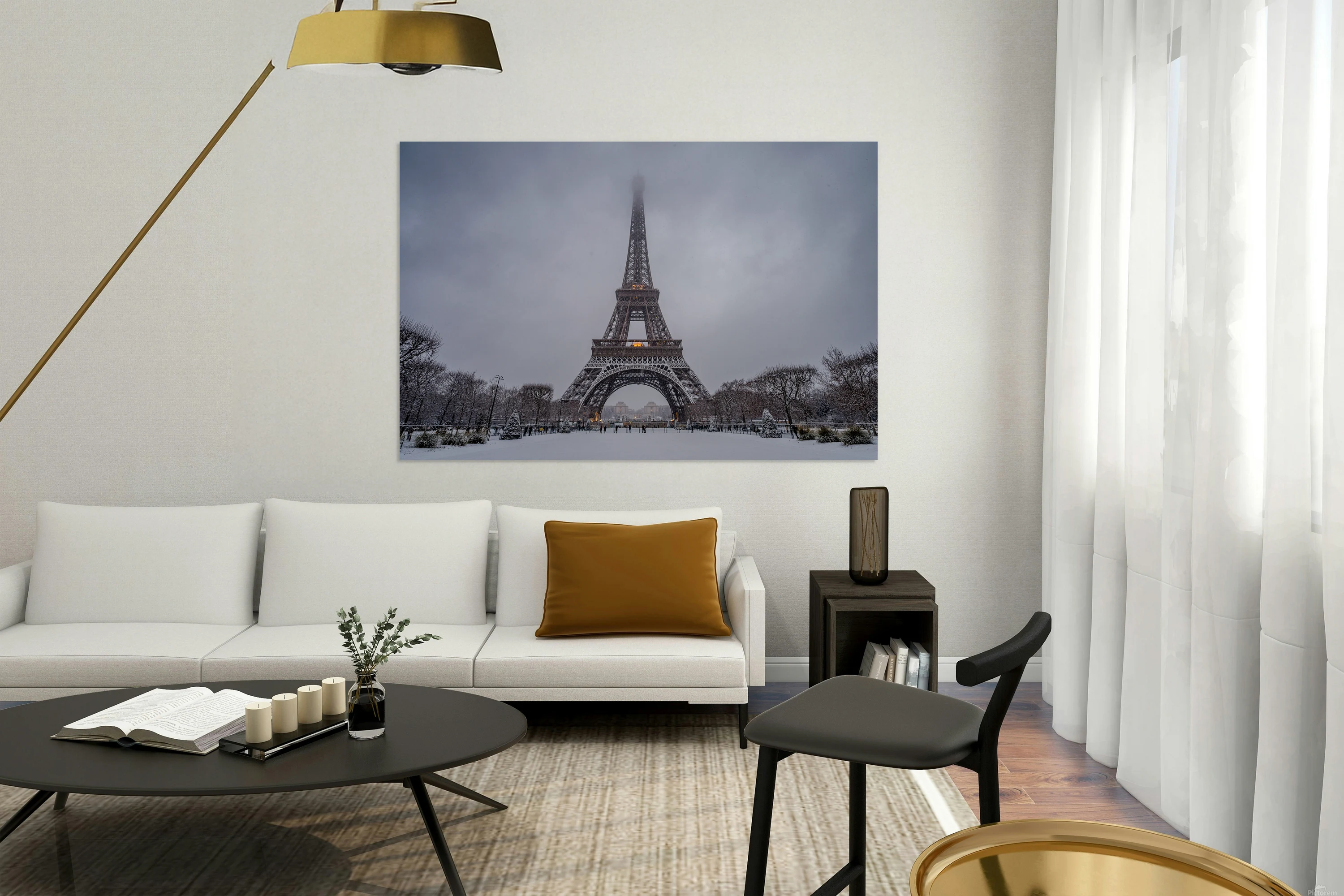 Fading into Winter – Eiffel Tower Paris