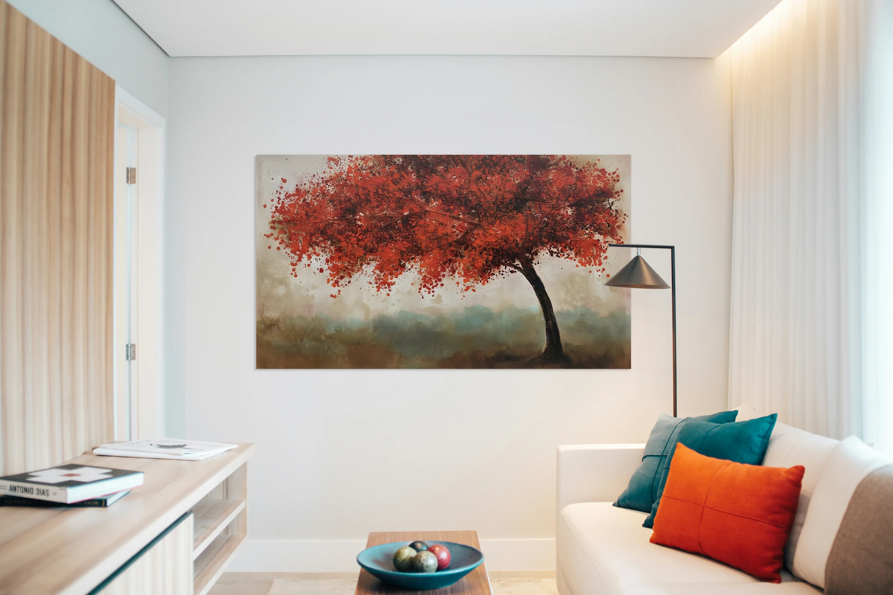 red tree