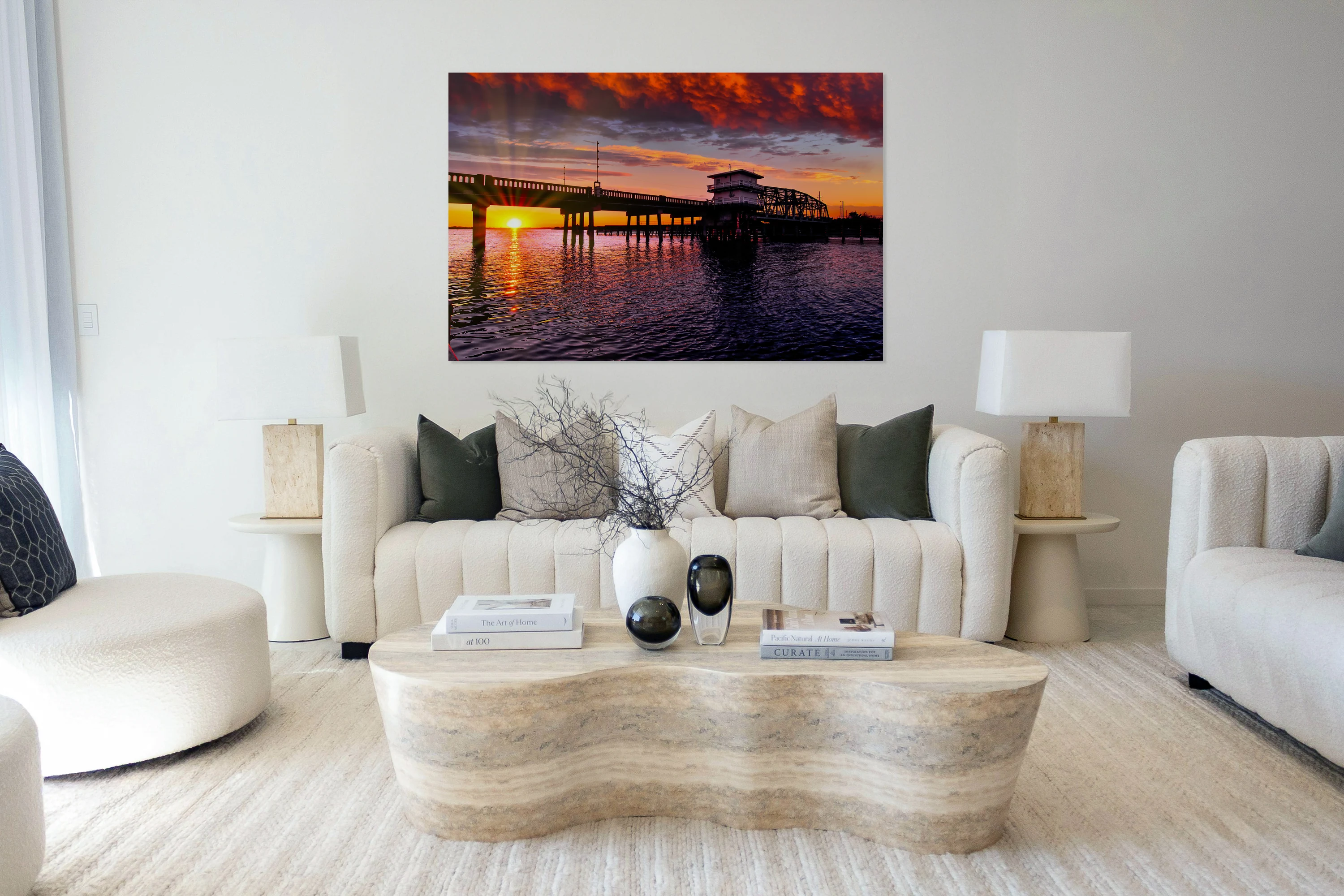 Fire Sky Swing Bridge