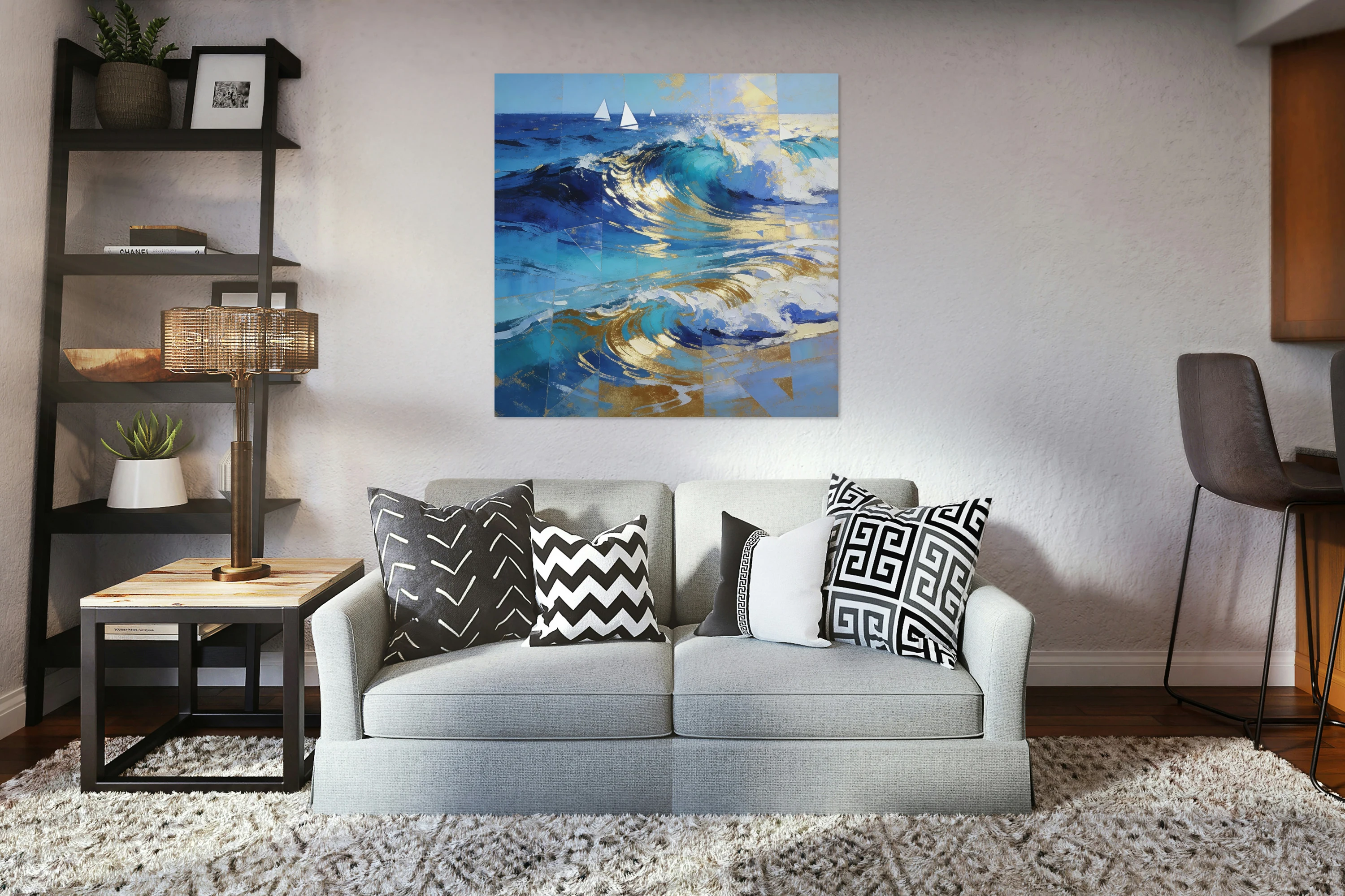 Gilded Cerulean Signed