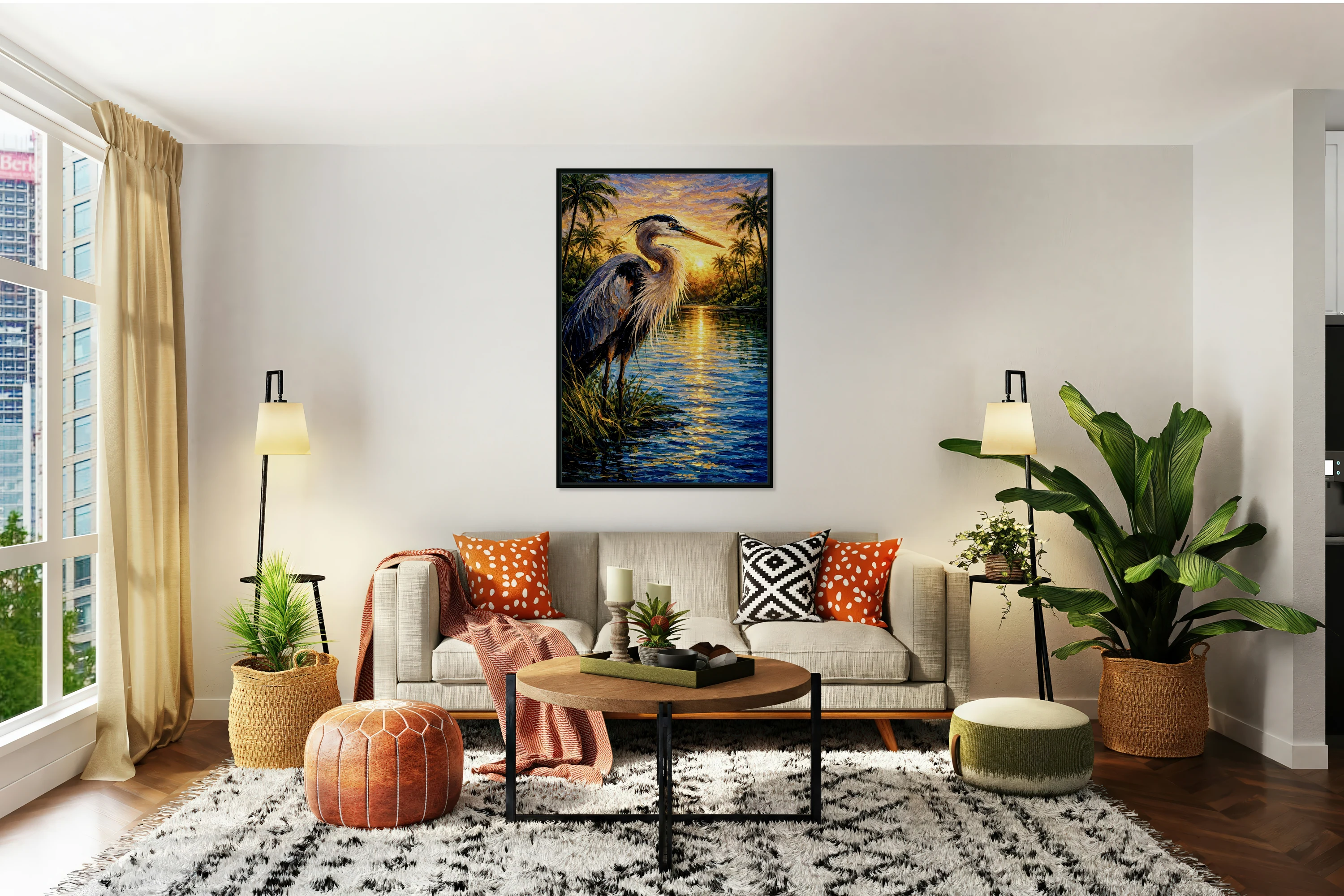 Blue Heron Masterpiece 