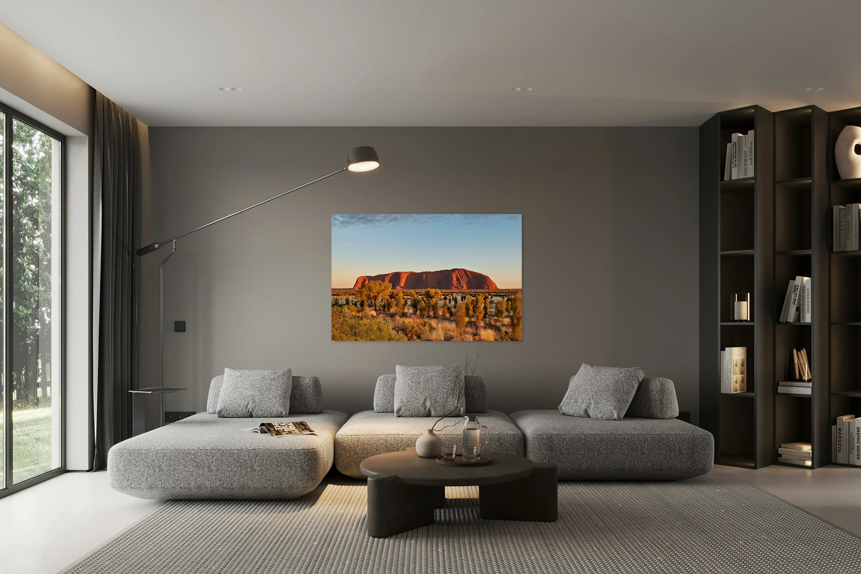 Uluru at sunset Australia