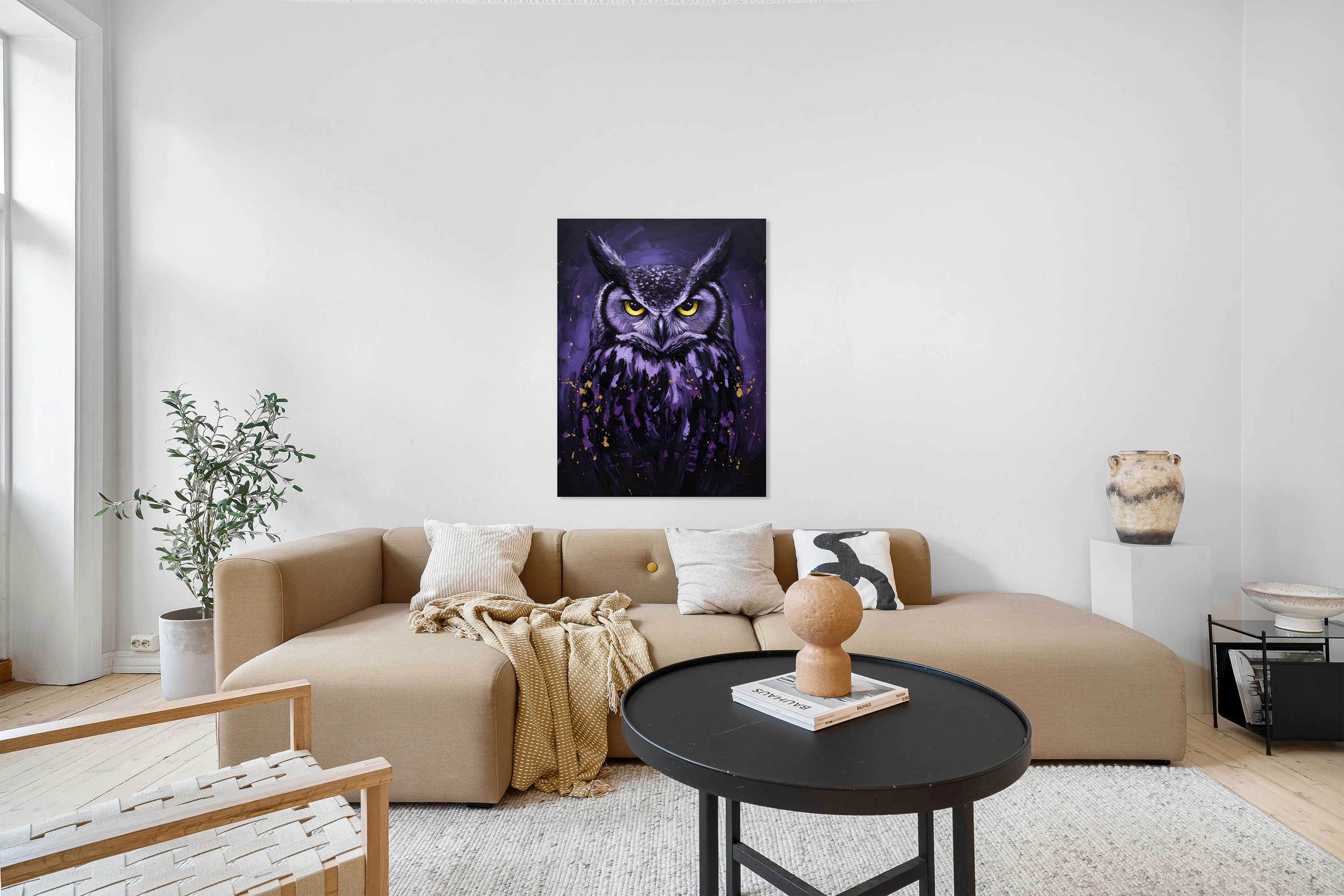 purple owl