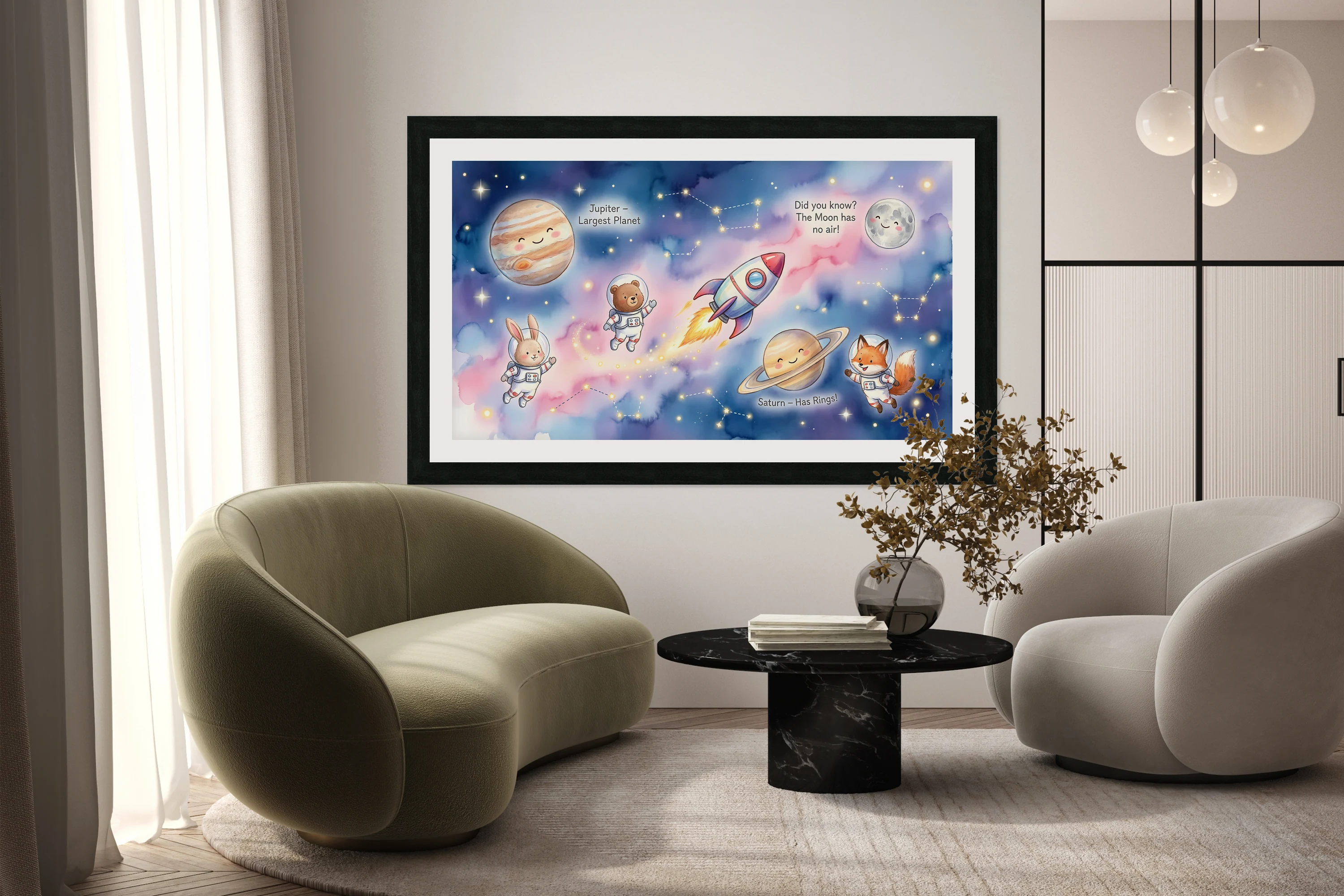 Cute space adventur