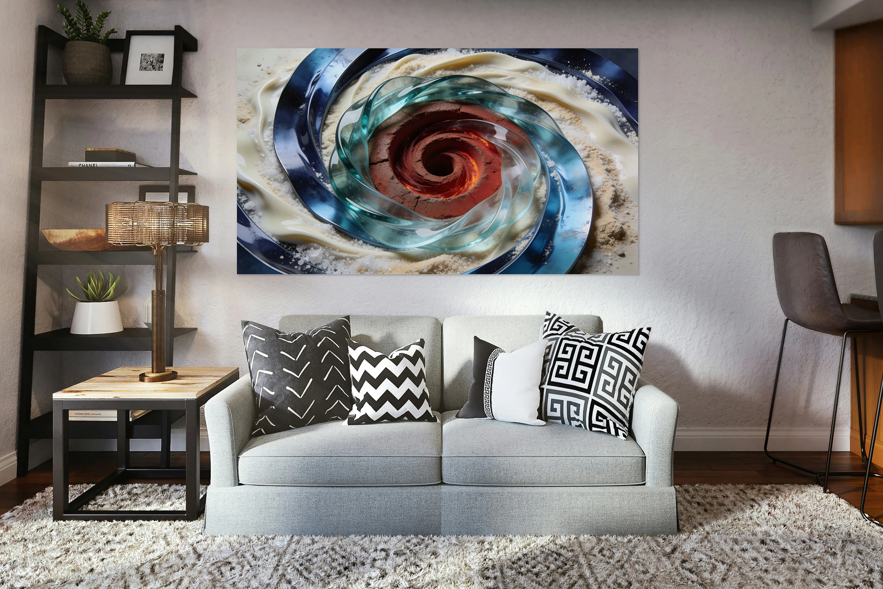 Elemental Swirl Signed