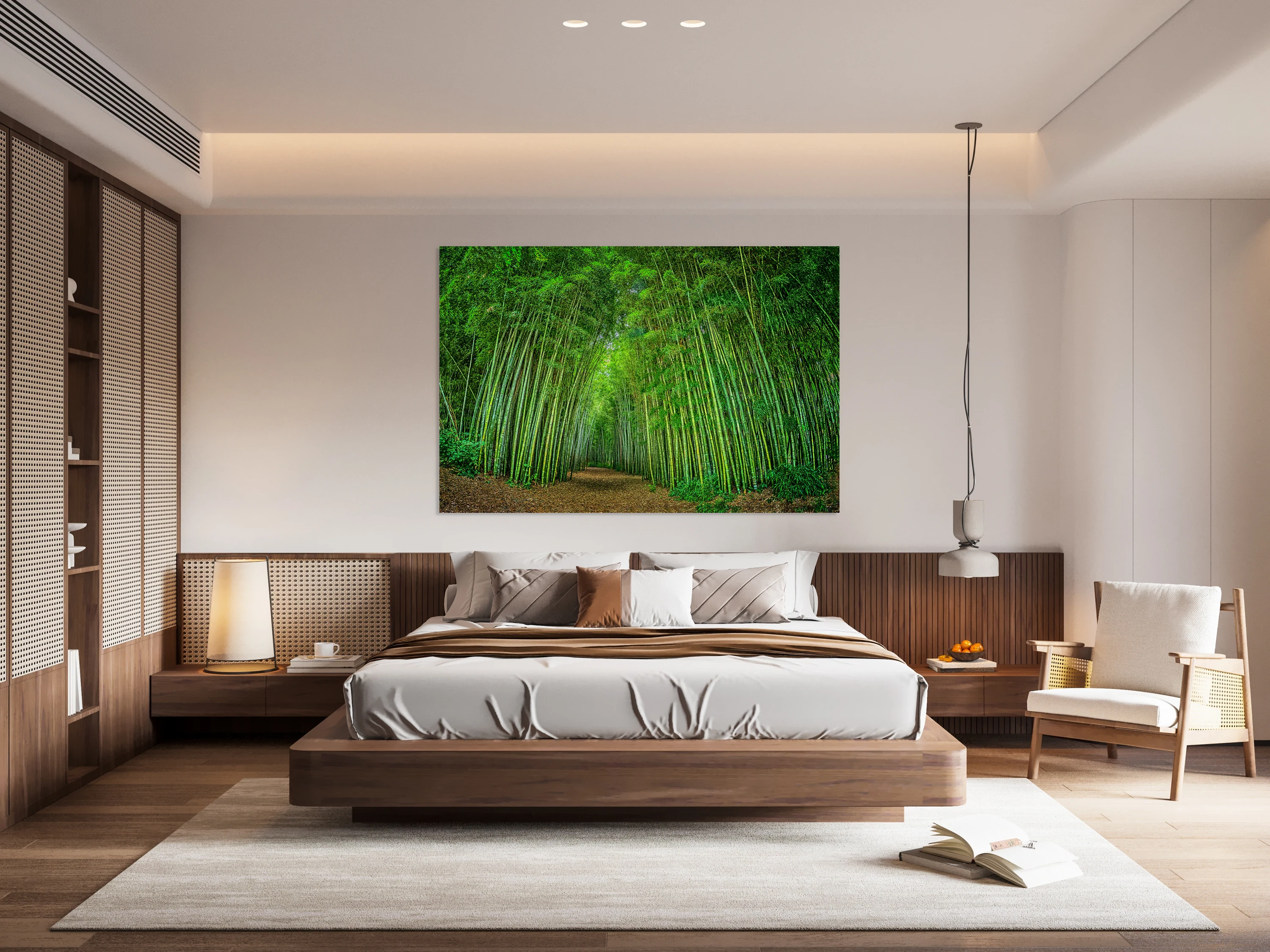 Path Through Bamboo Forest