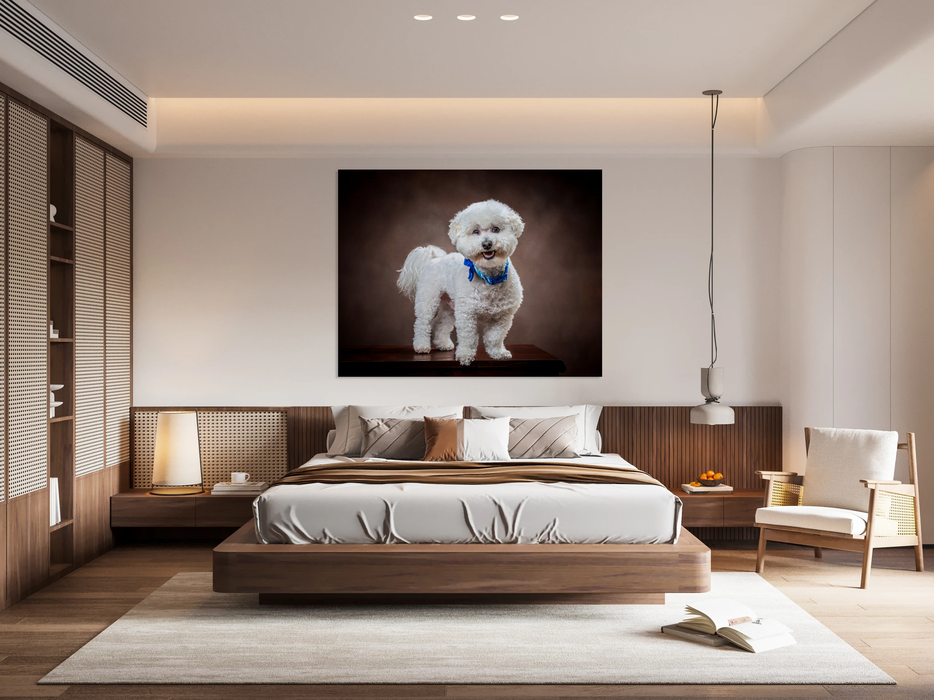 Fluffy Dog Portrait