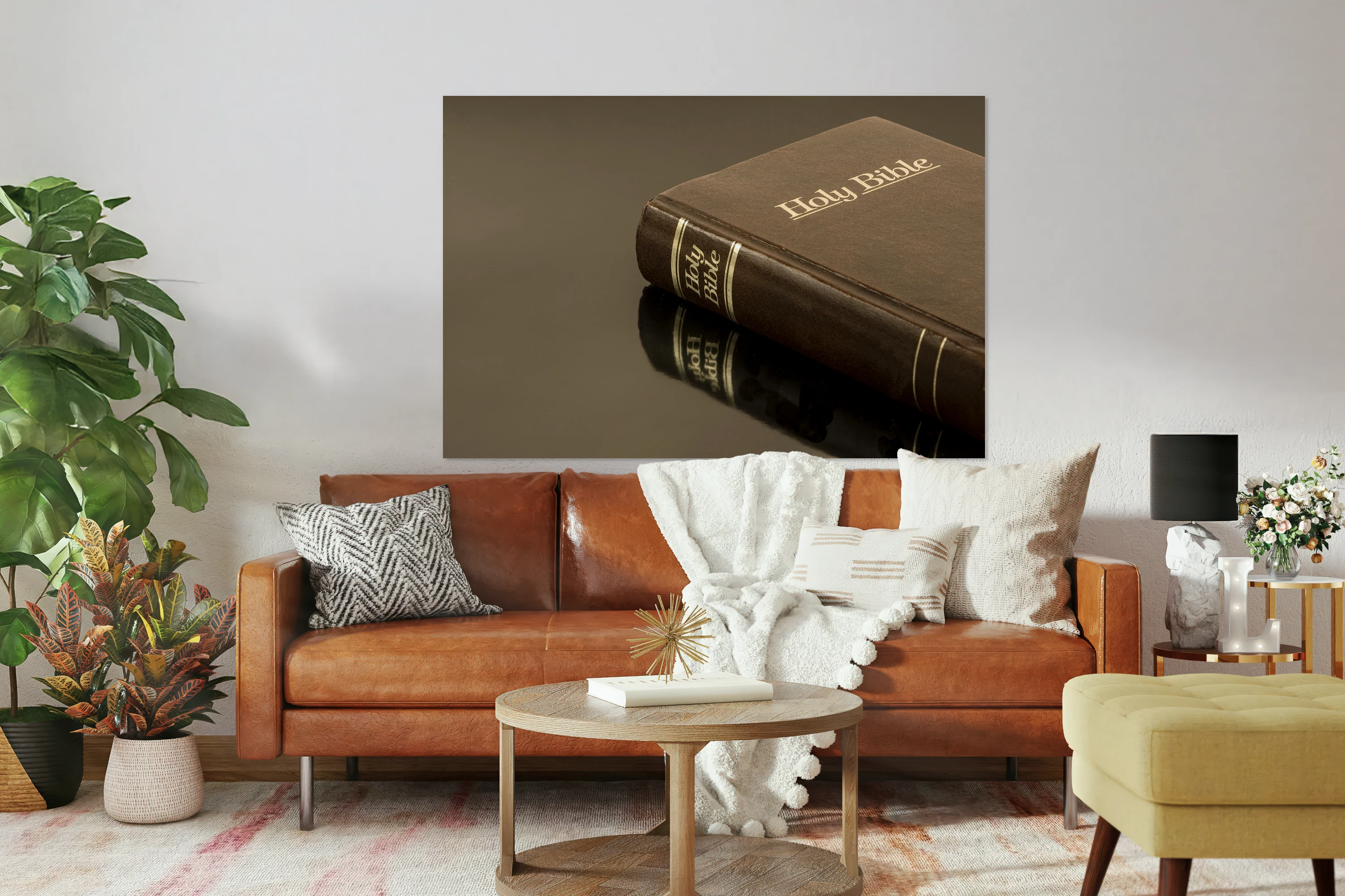 Holy Bible With Reflection