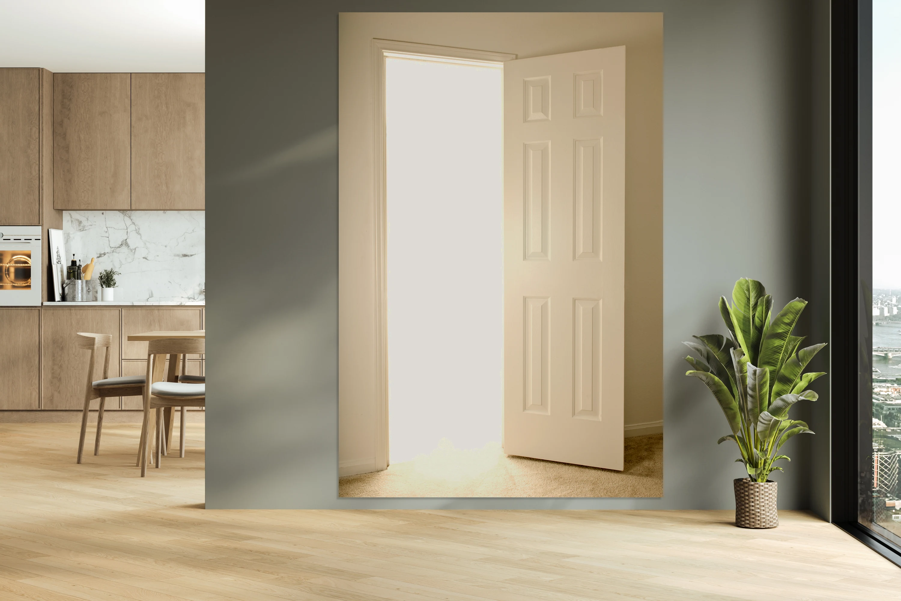 Door Opening Into Light