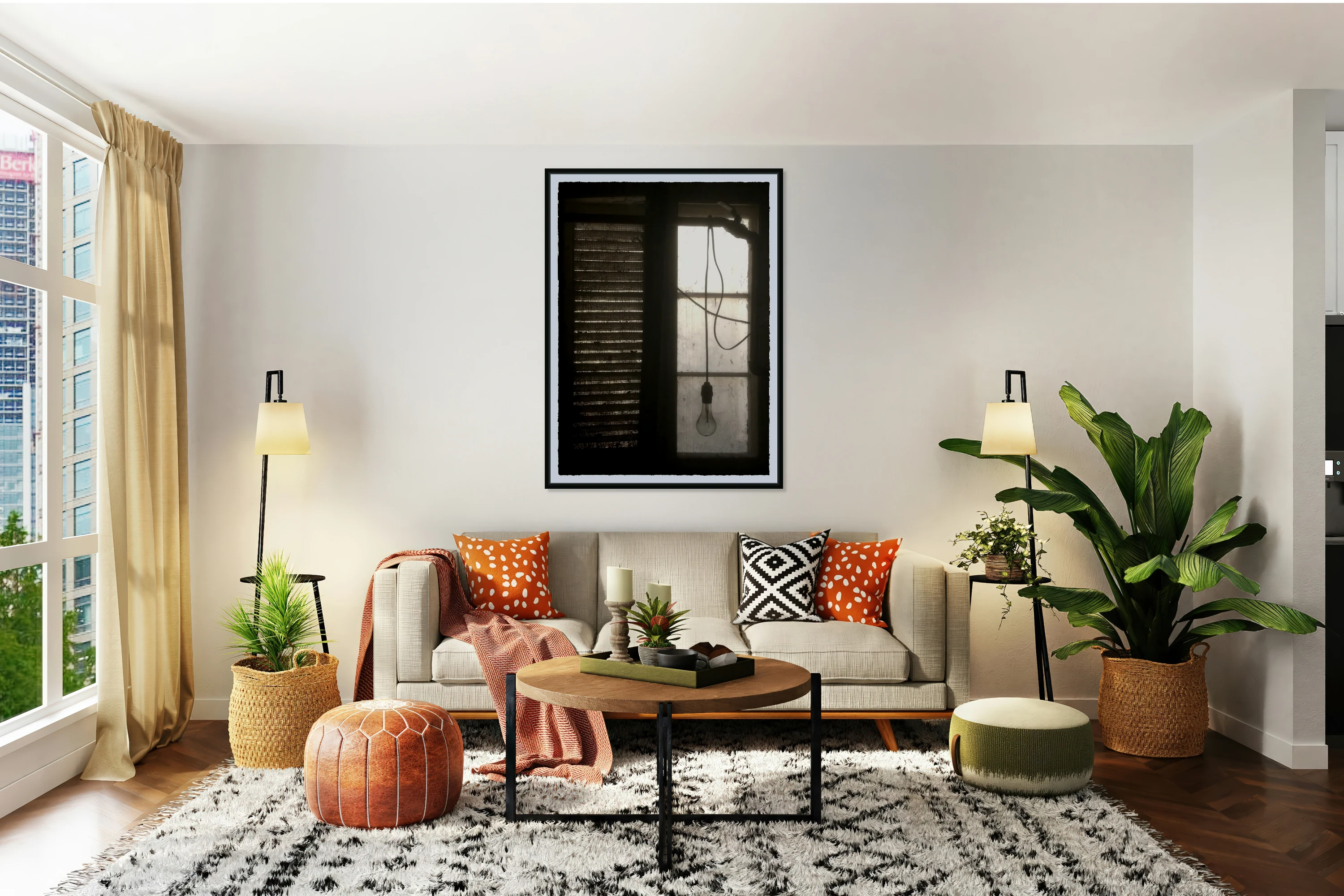 Lightbulb in Window