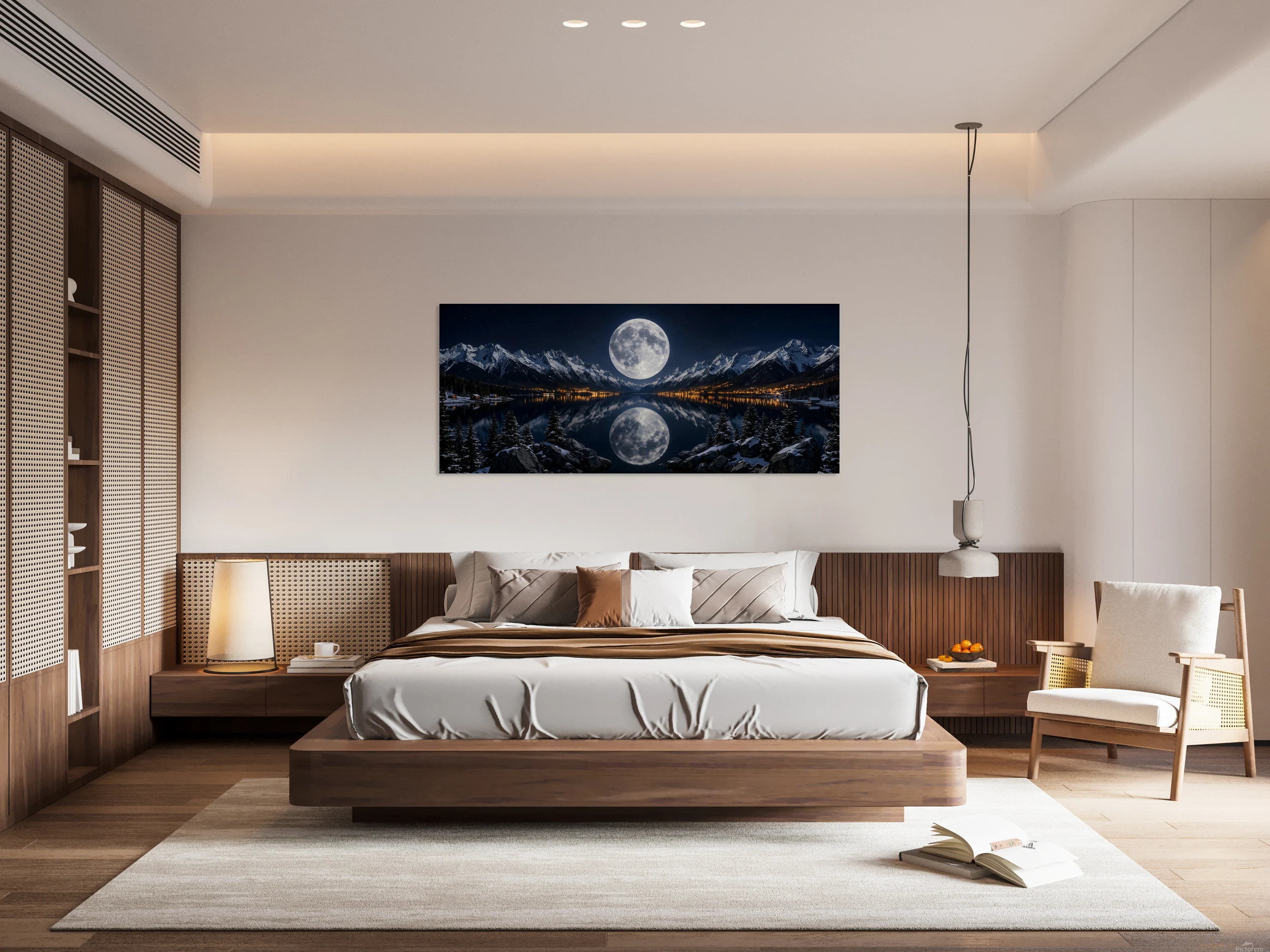 Celestial Mirror – Infinite Moon Reflection