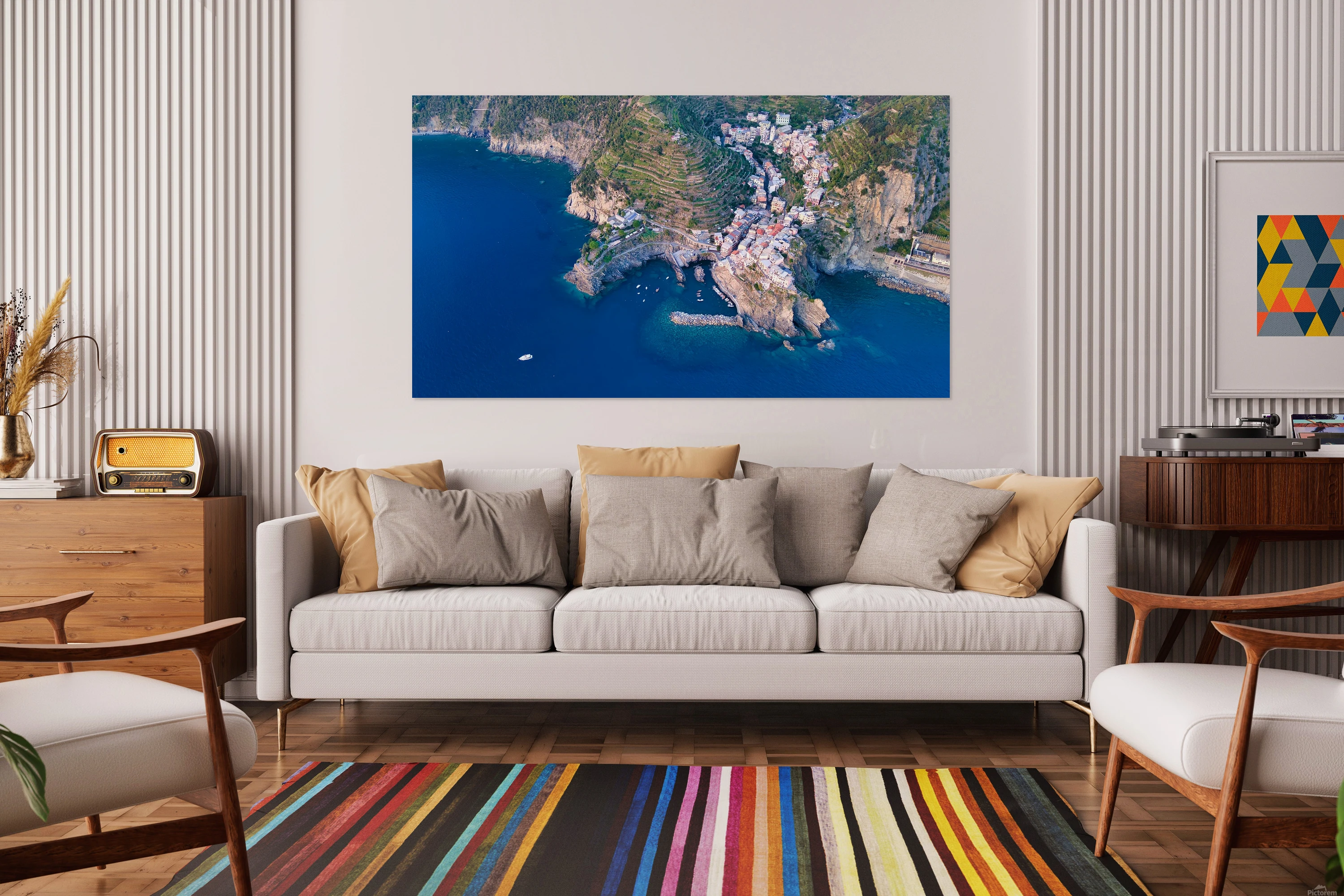 Cinque Terre from above