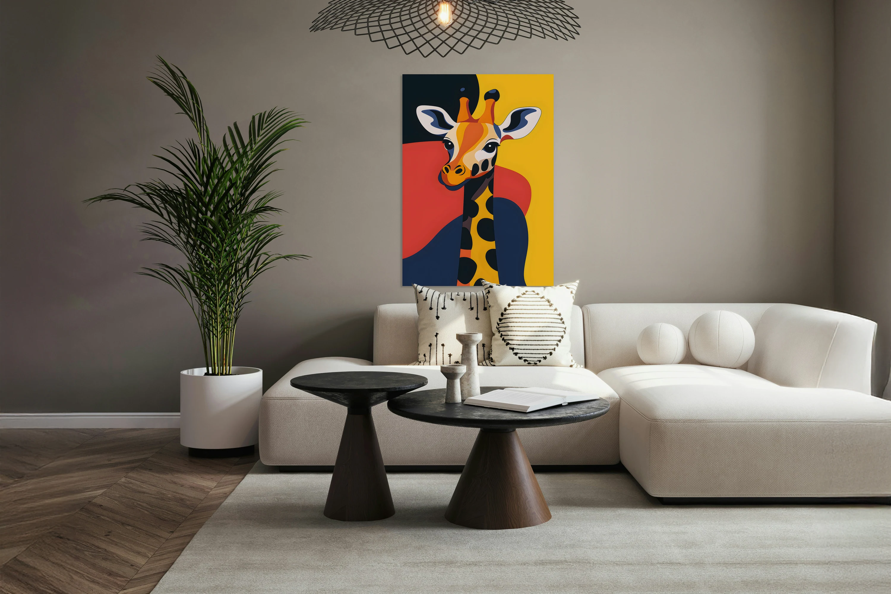 Giraffe Abstract Pop