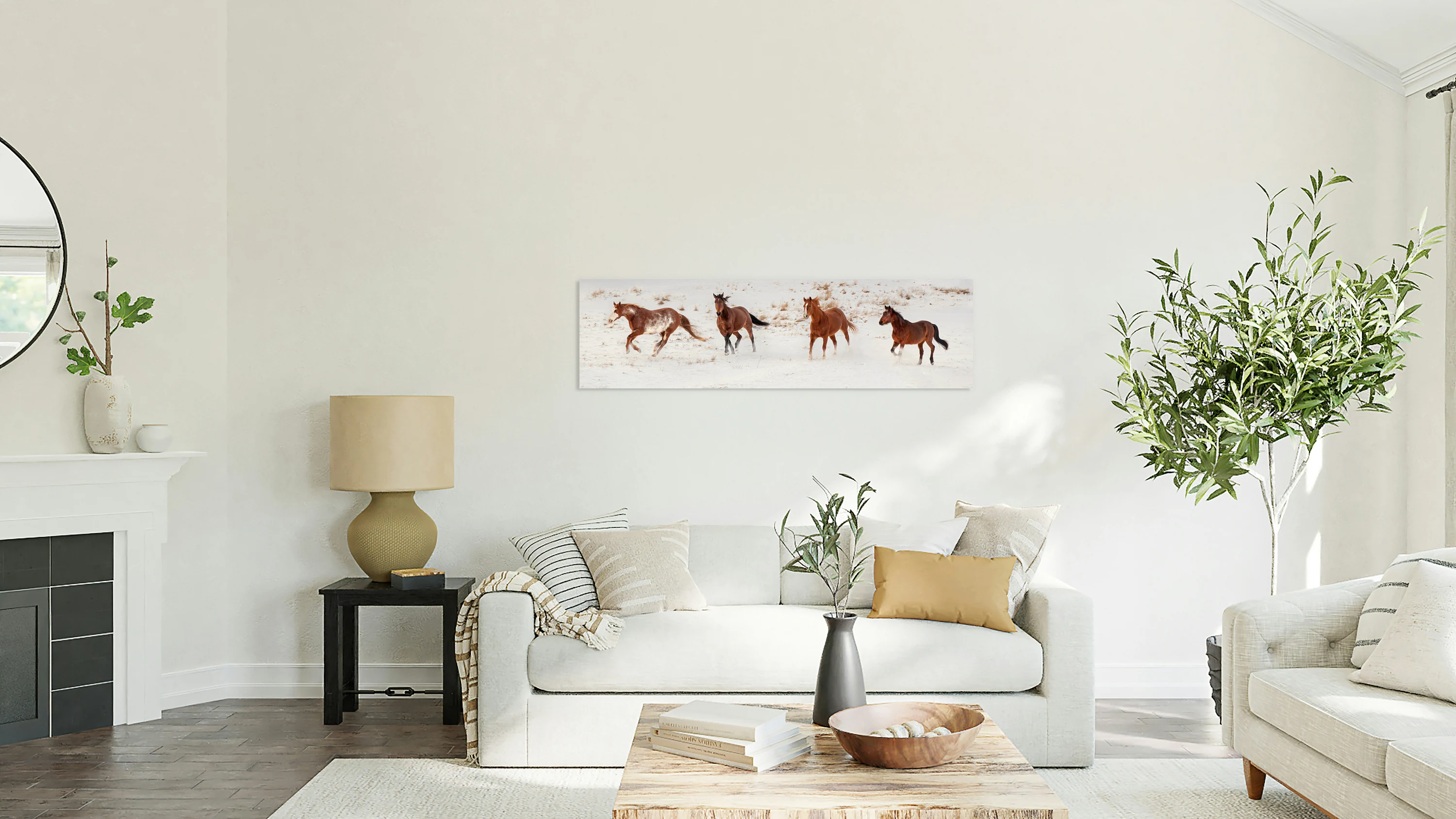Winter Horses