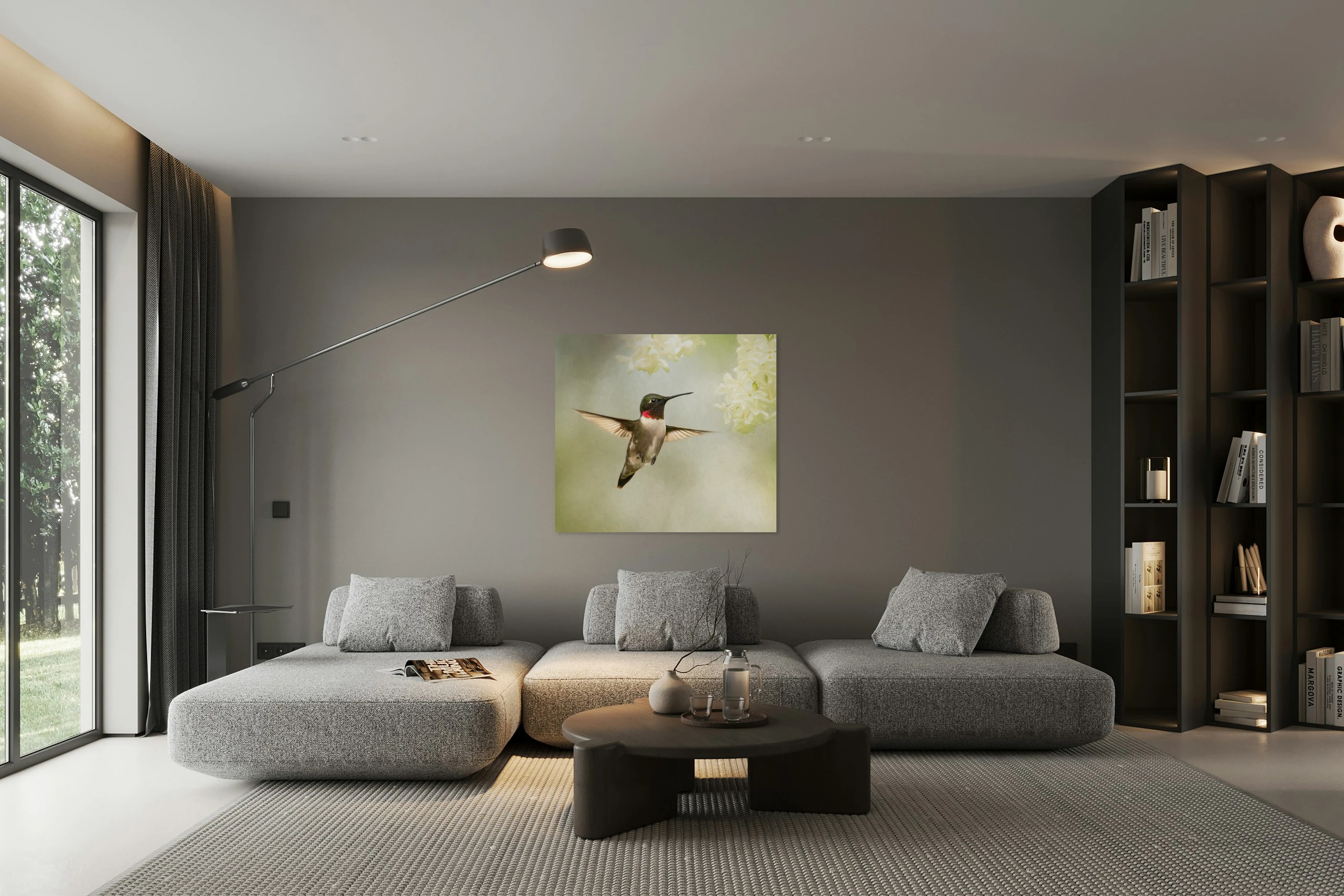 Ruby Throated Hummingbird
