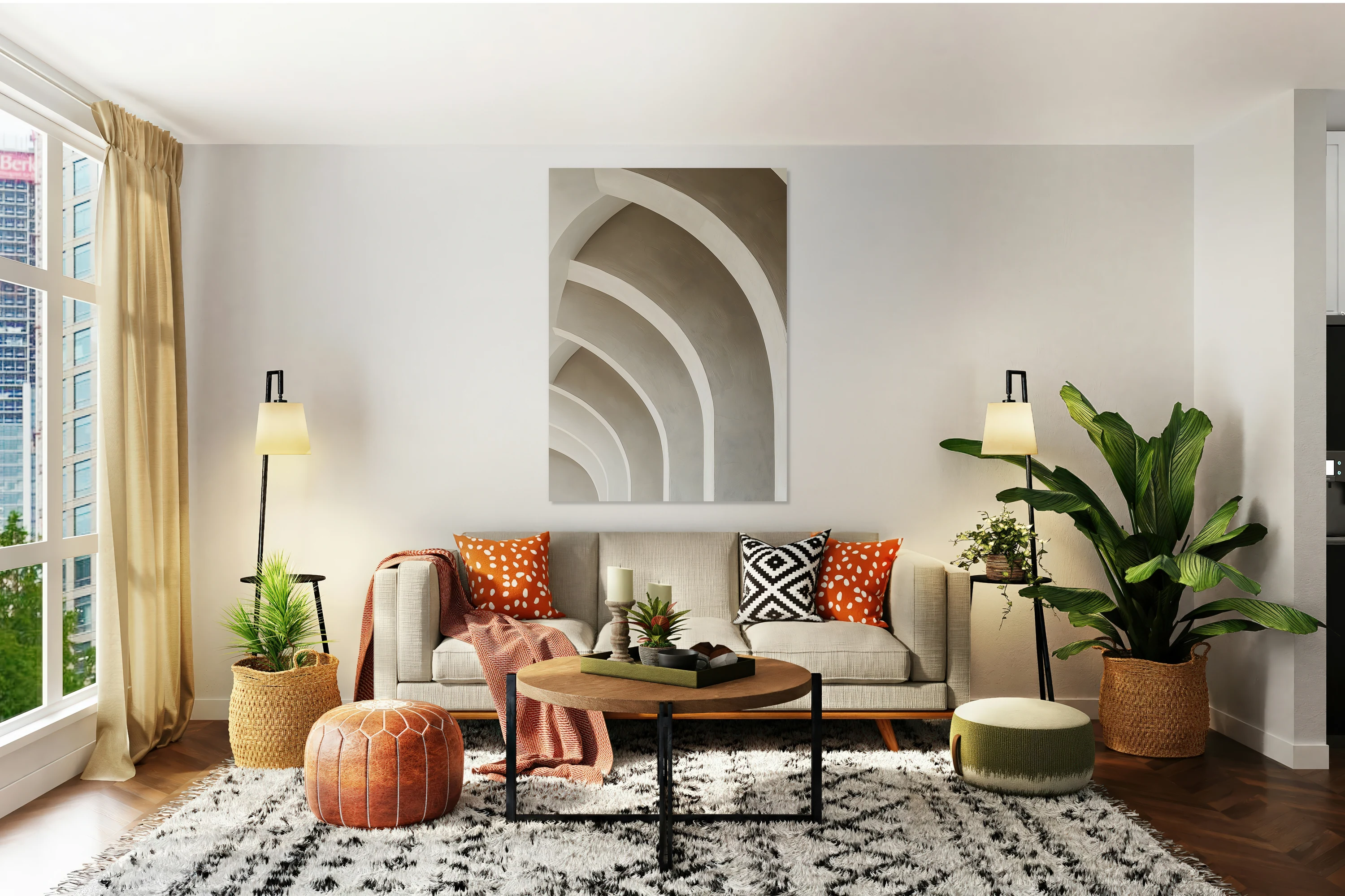 Abstract Geometric 45