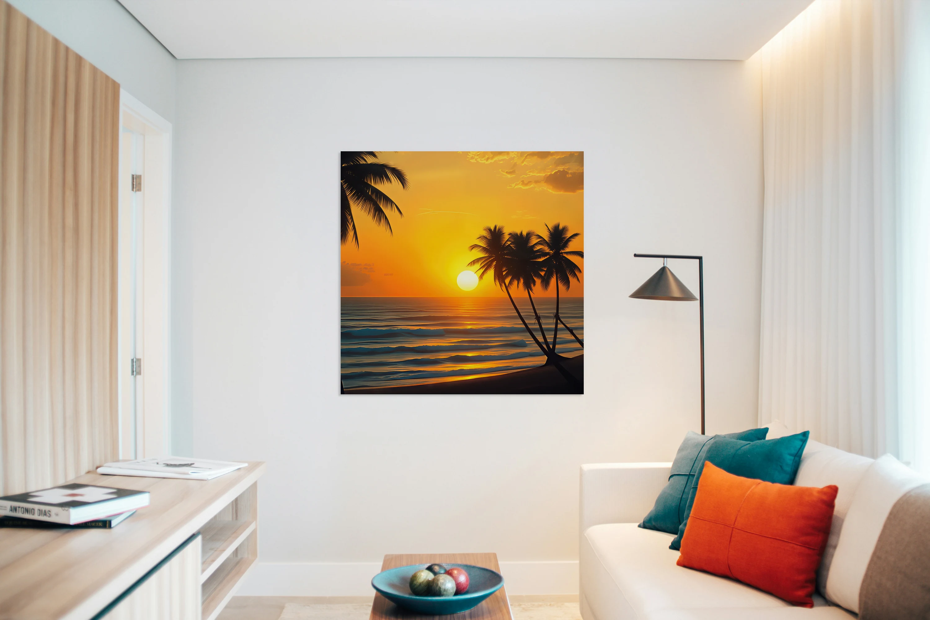 Tropical Sunset Beach Digital