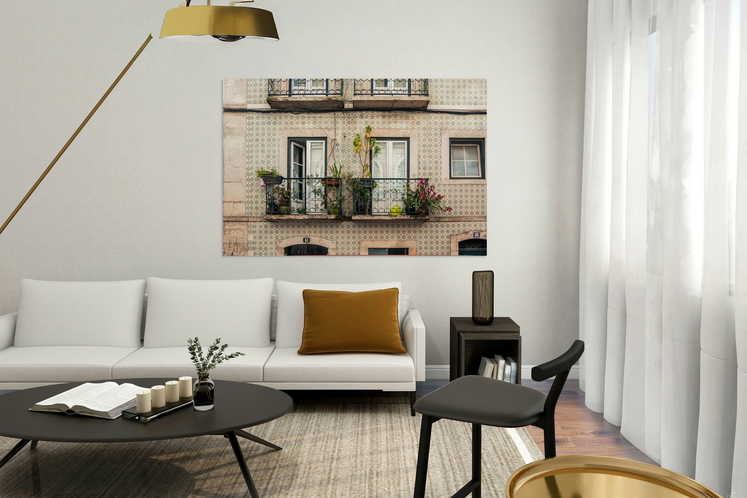 Tiled Balcony