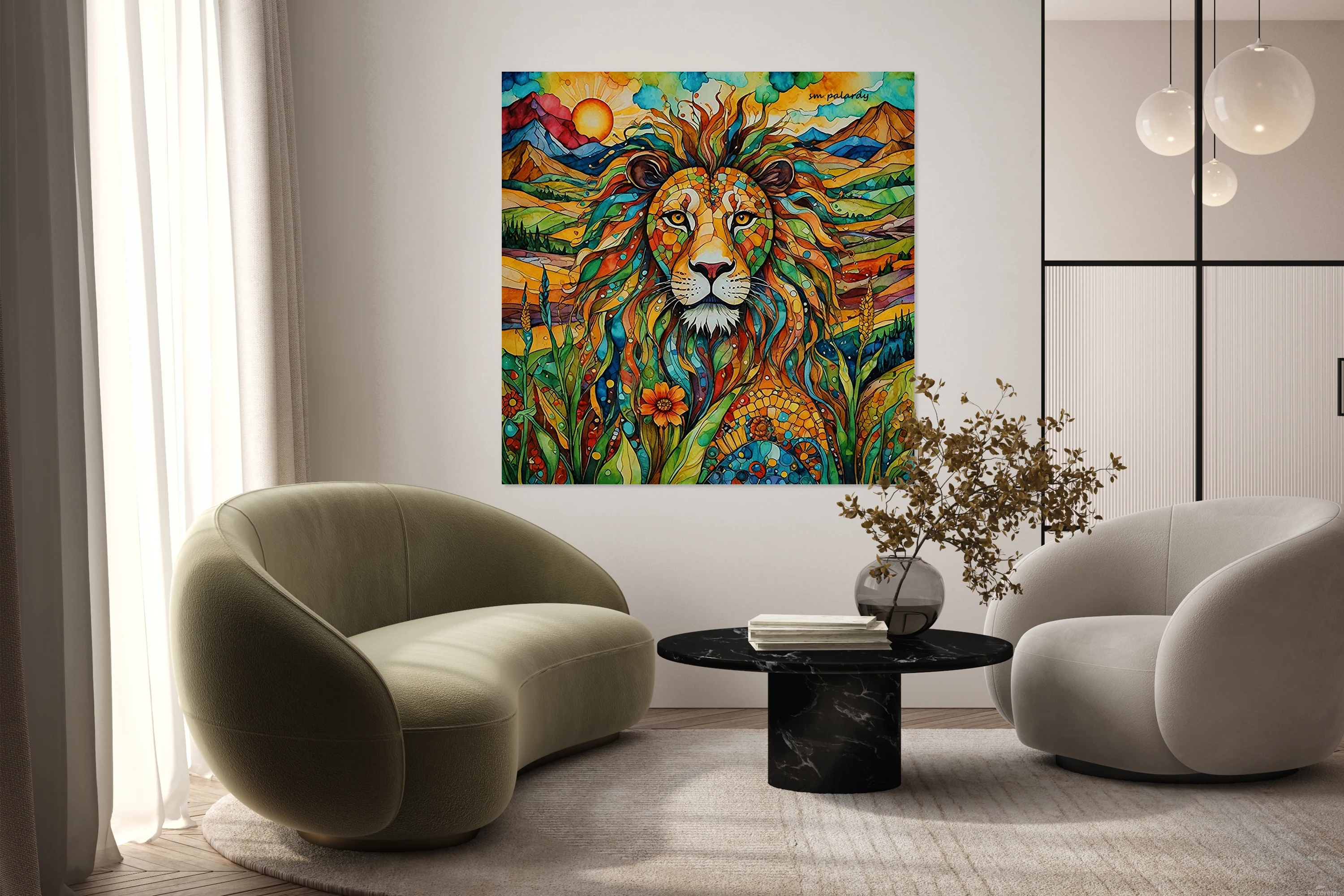 unplain lion