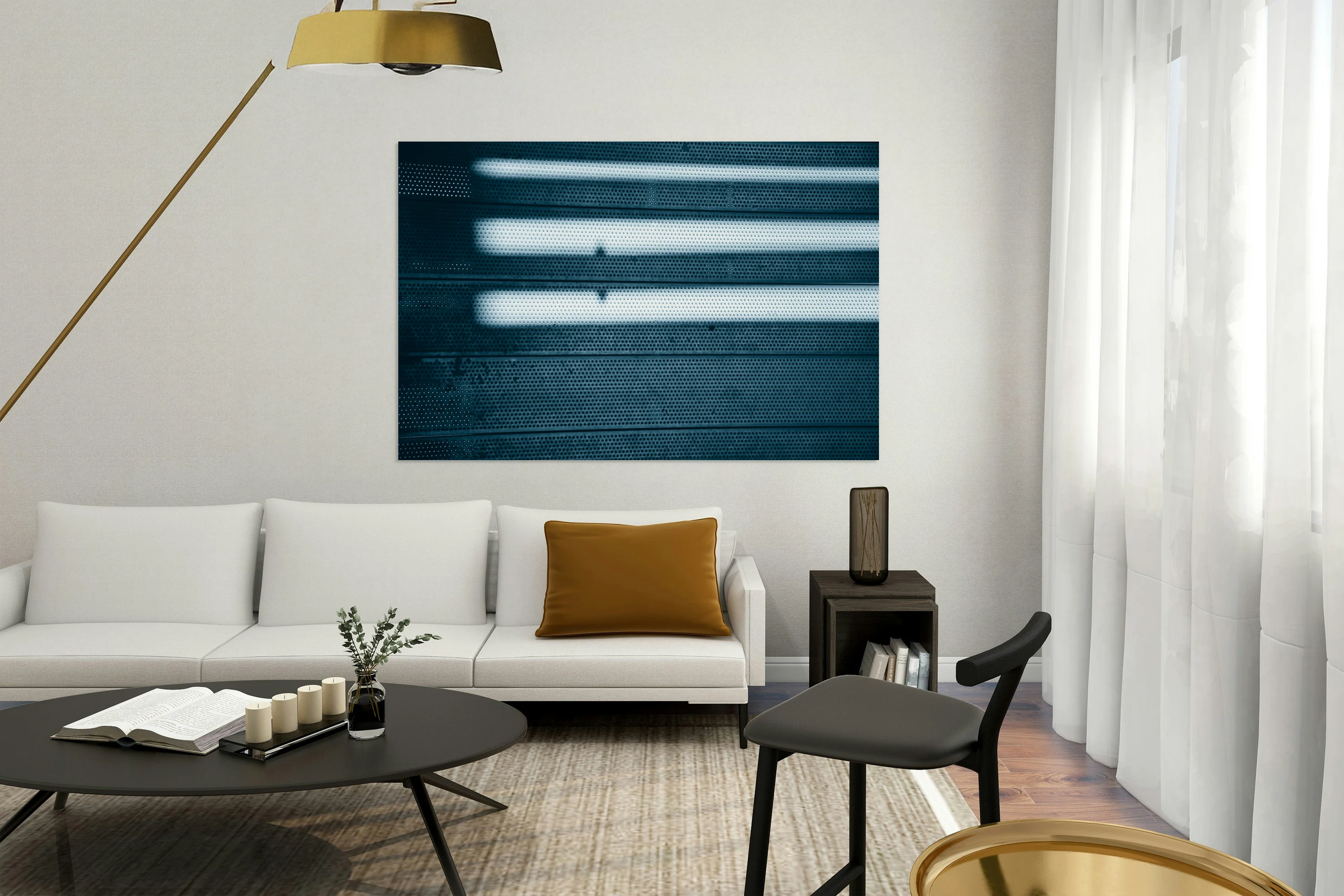 Blue Horizontal Illusion
