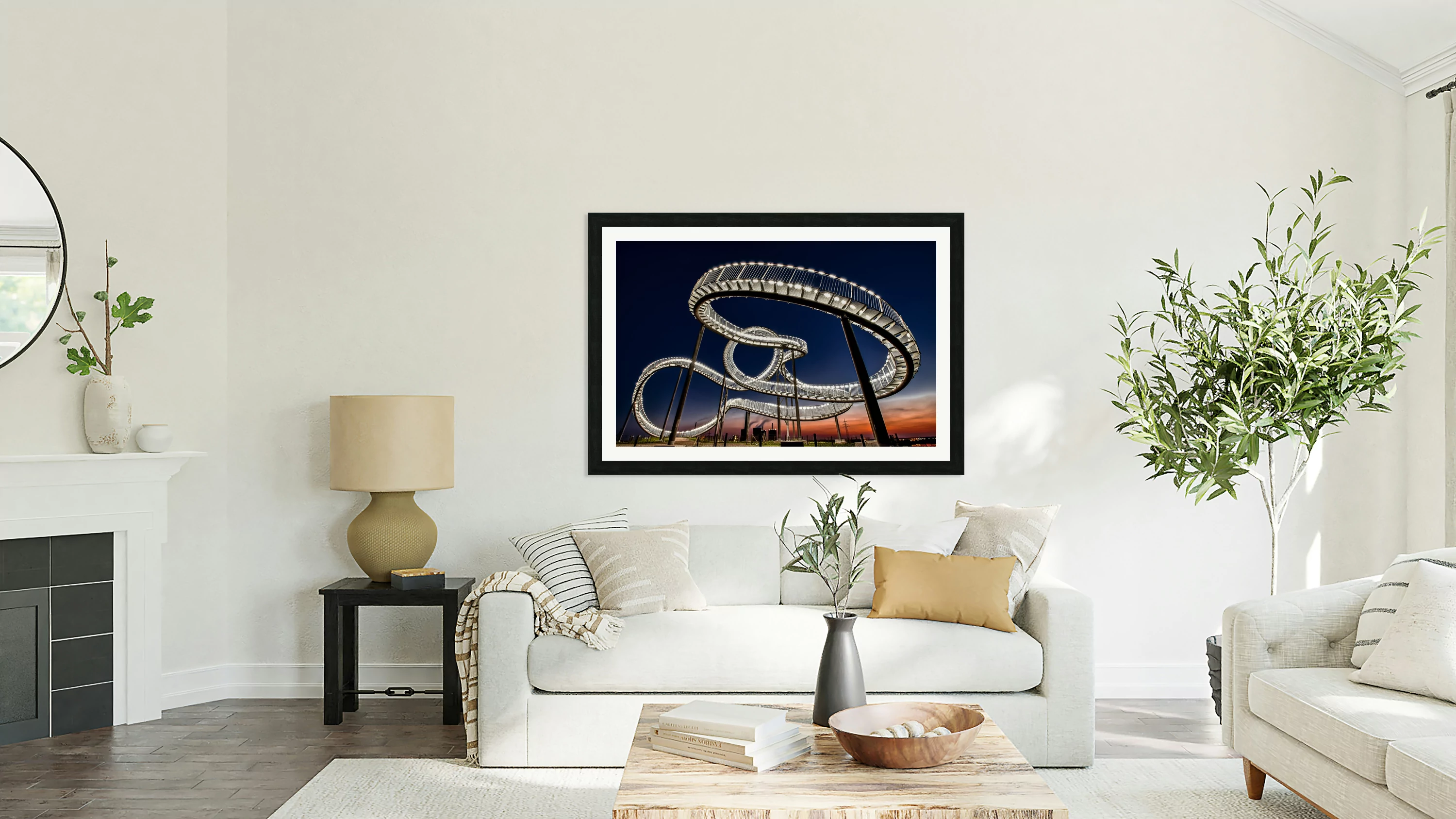 Tiger and Turtle at dawn