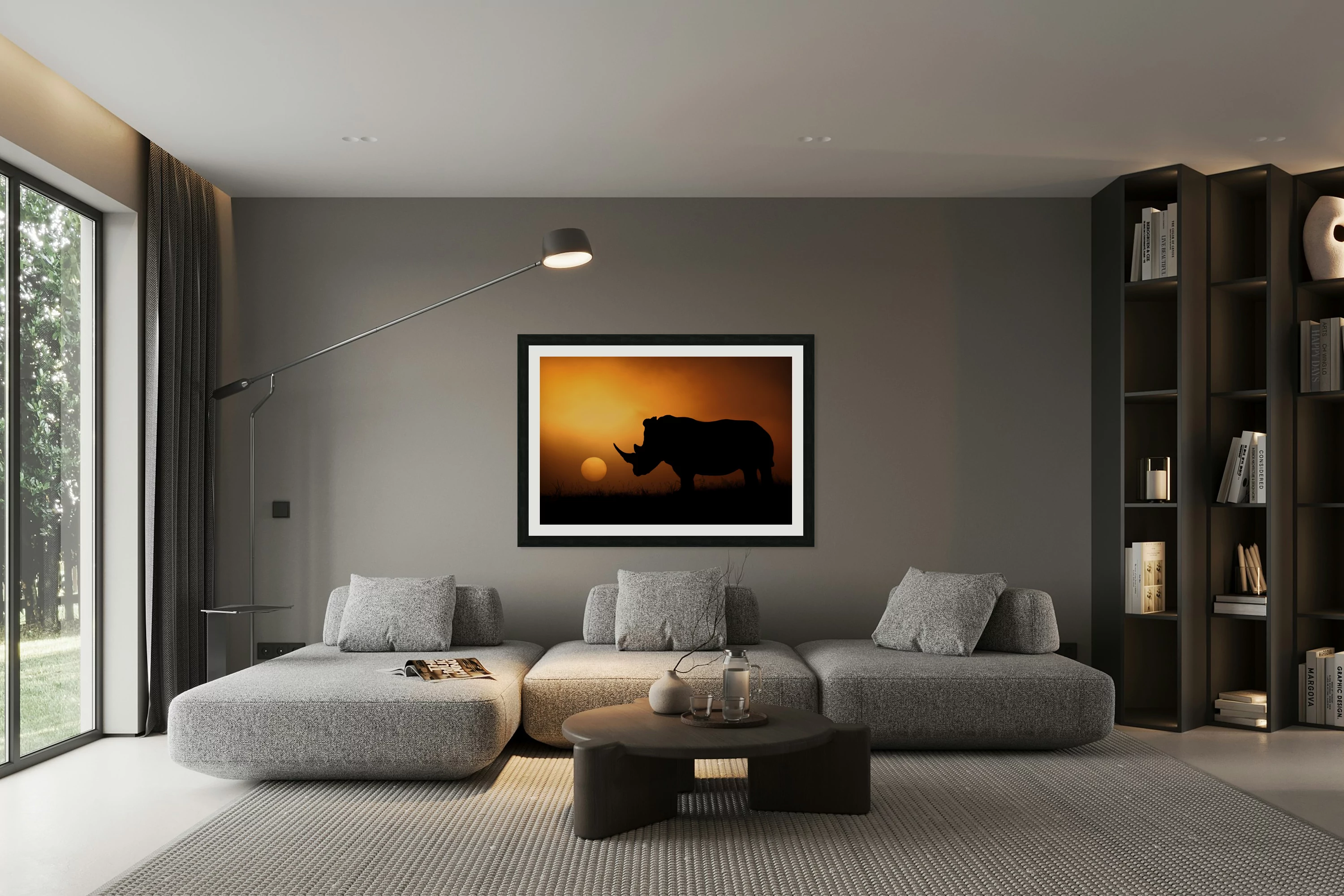 Rhino Sunrise