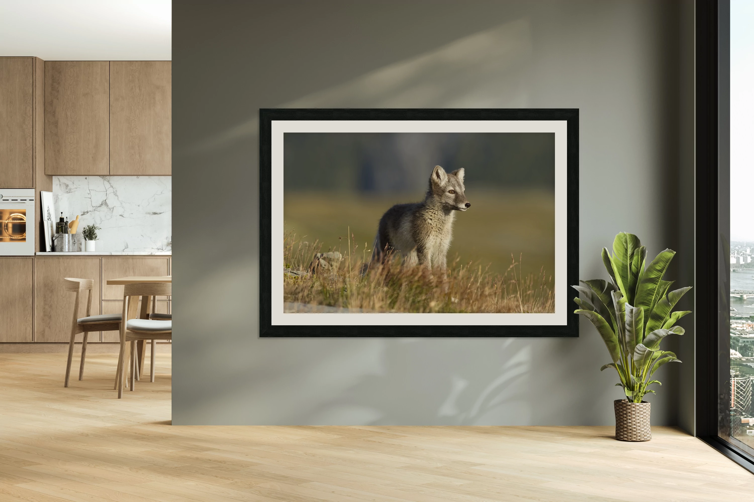 Arctic Fox Puppie by Karen Kolbeck 