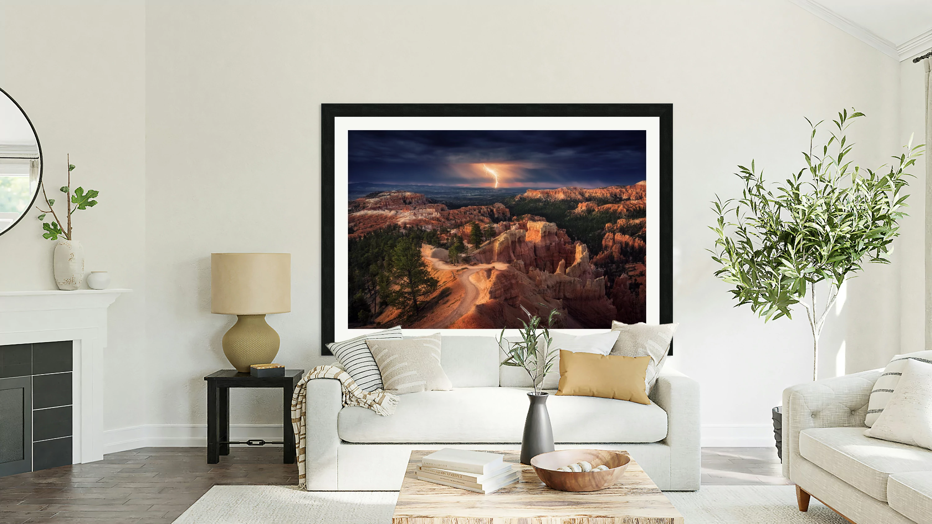 Lightning over Bryce Canyon