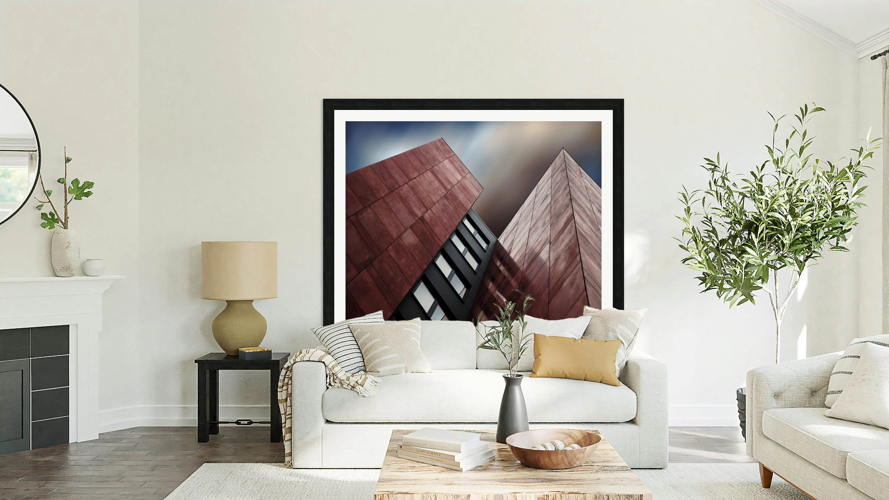 facade rouge by Gilbert Claes 