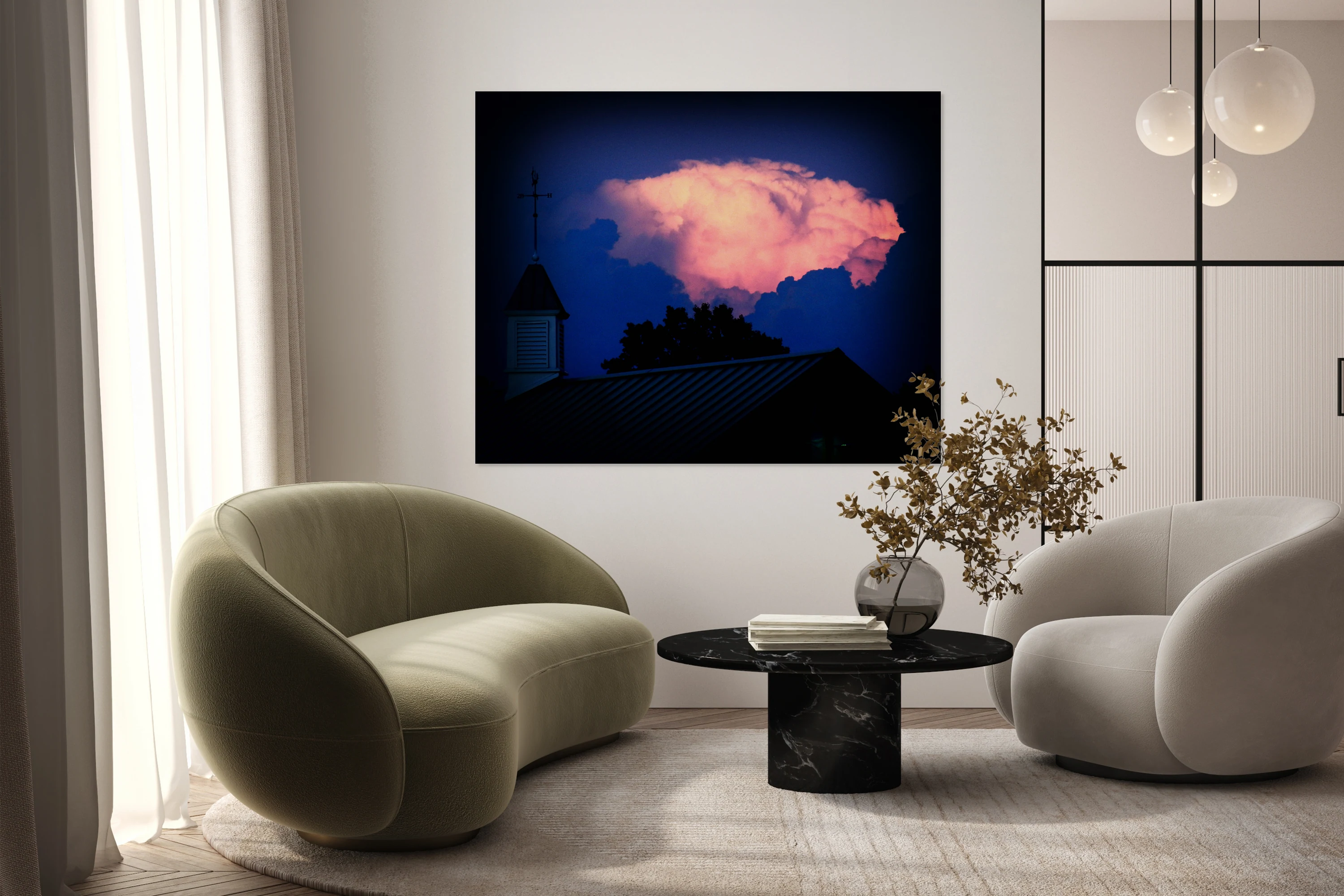 Pink Cloud Over Lexington