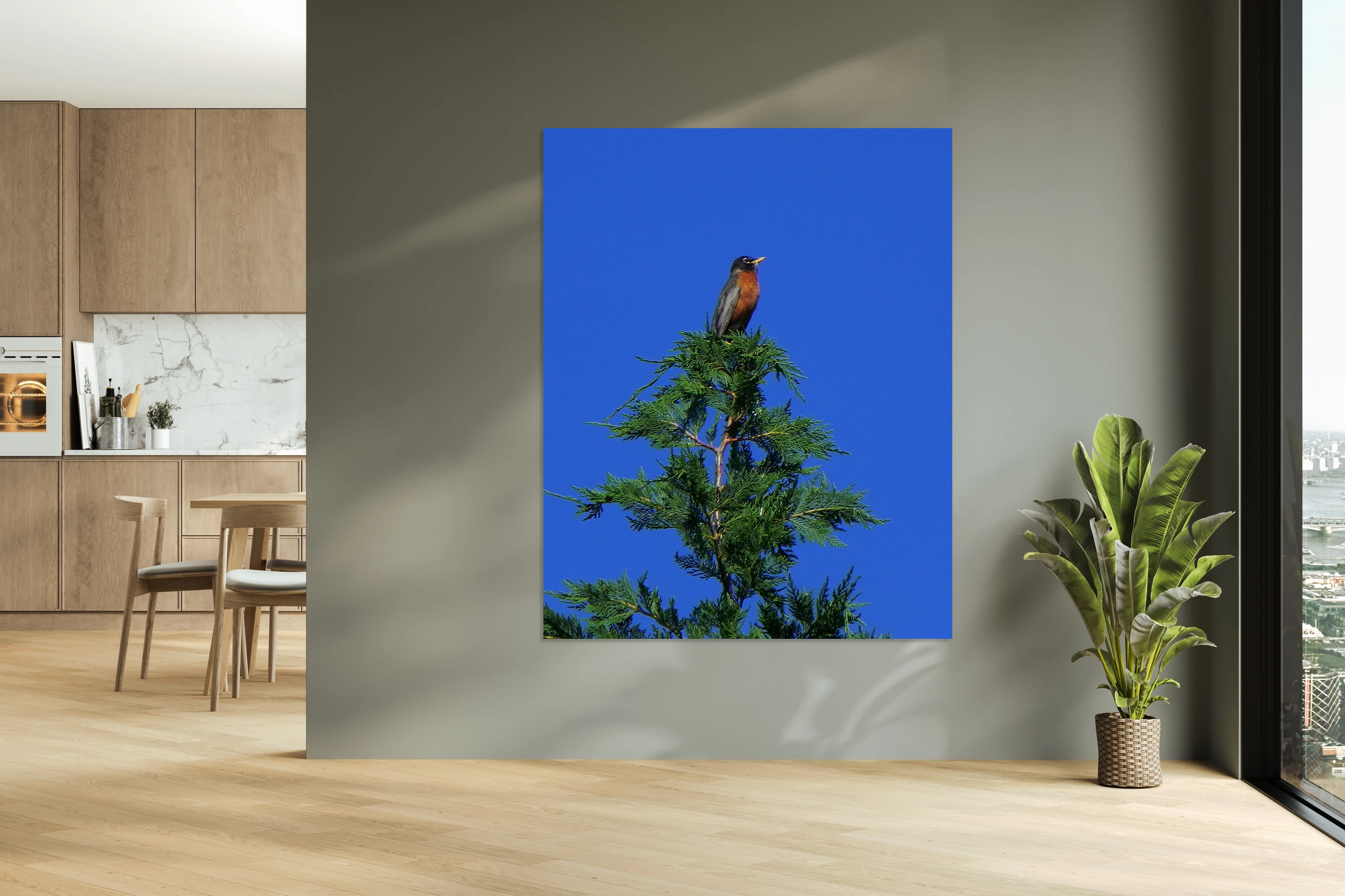 Tree Top Robin Red Breast