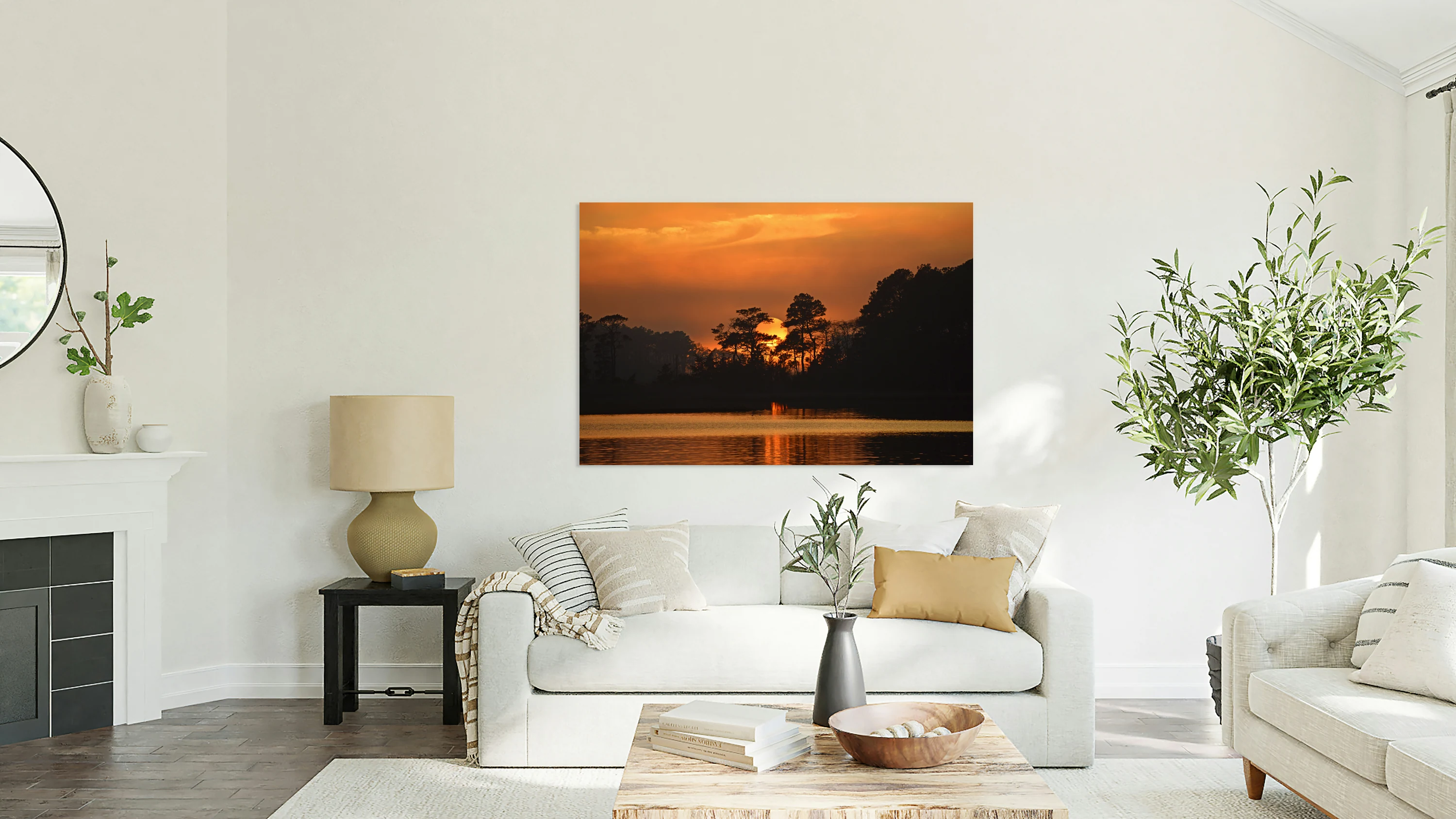 Sunset in the Trees
