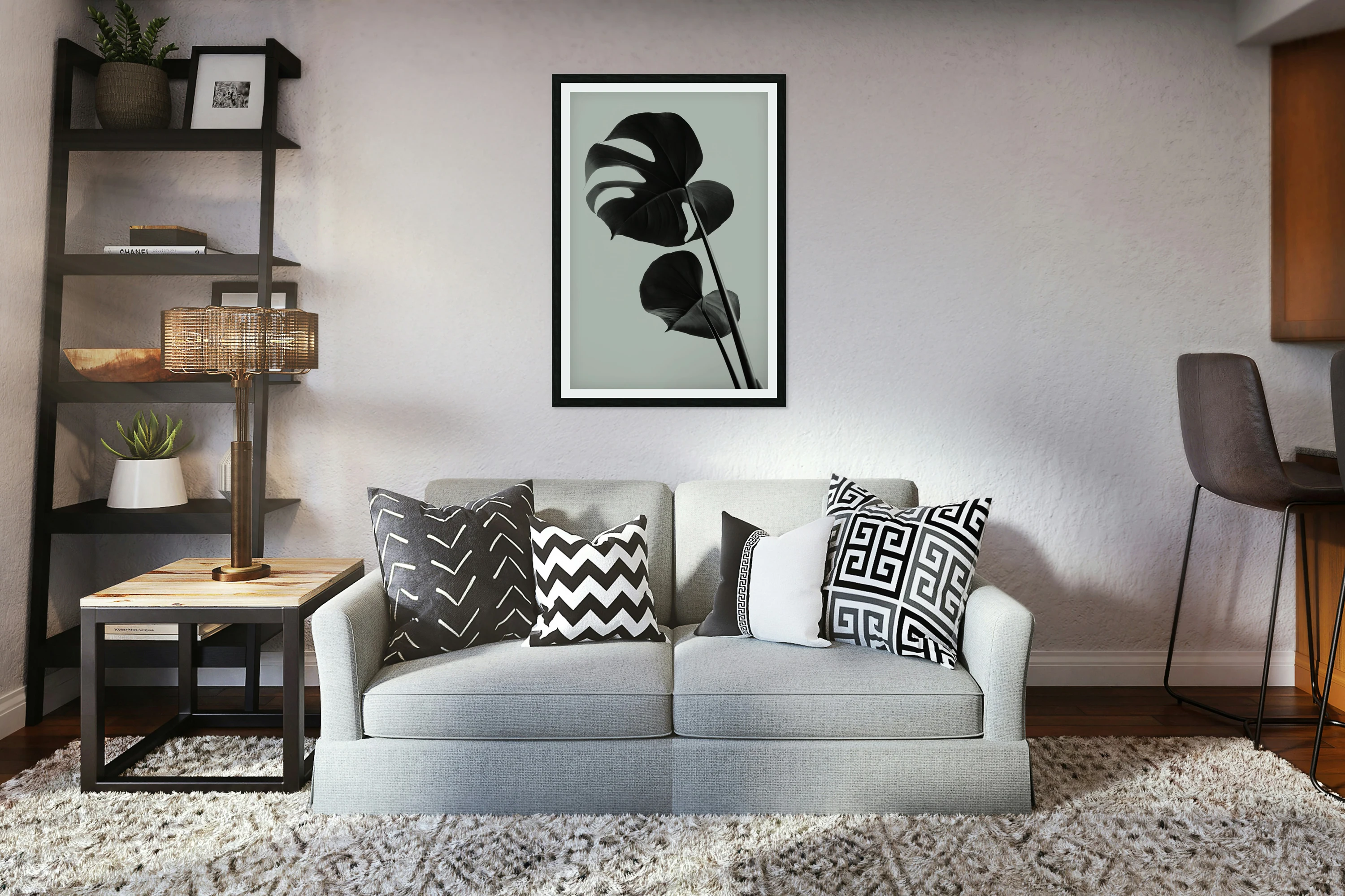 Monstera Teal 01
