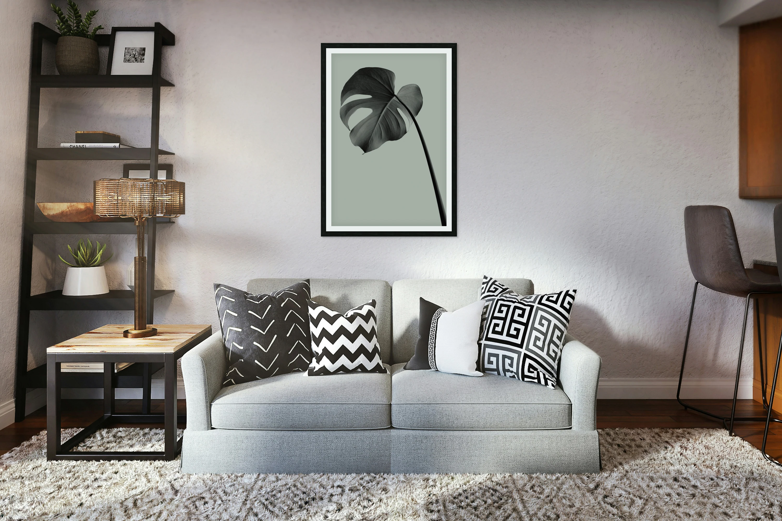 Monstera Teal 02
