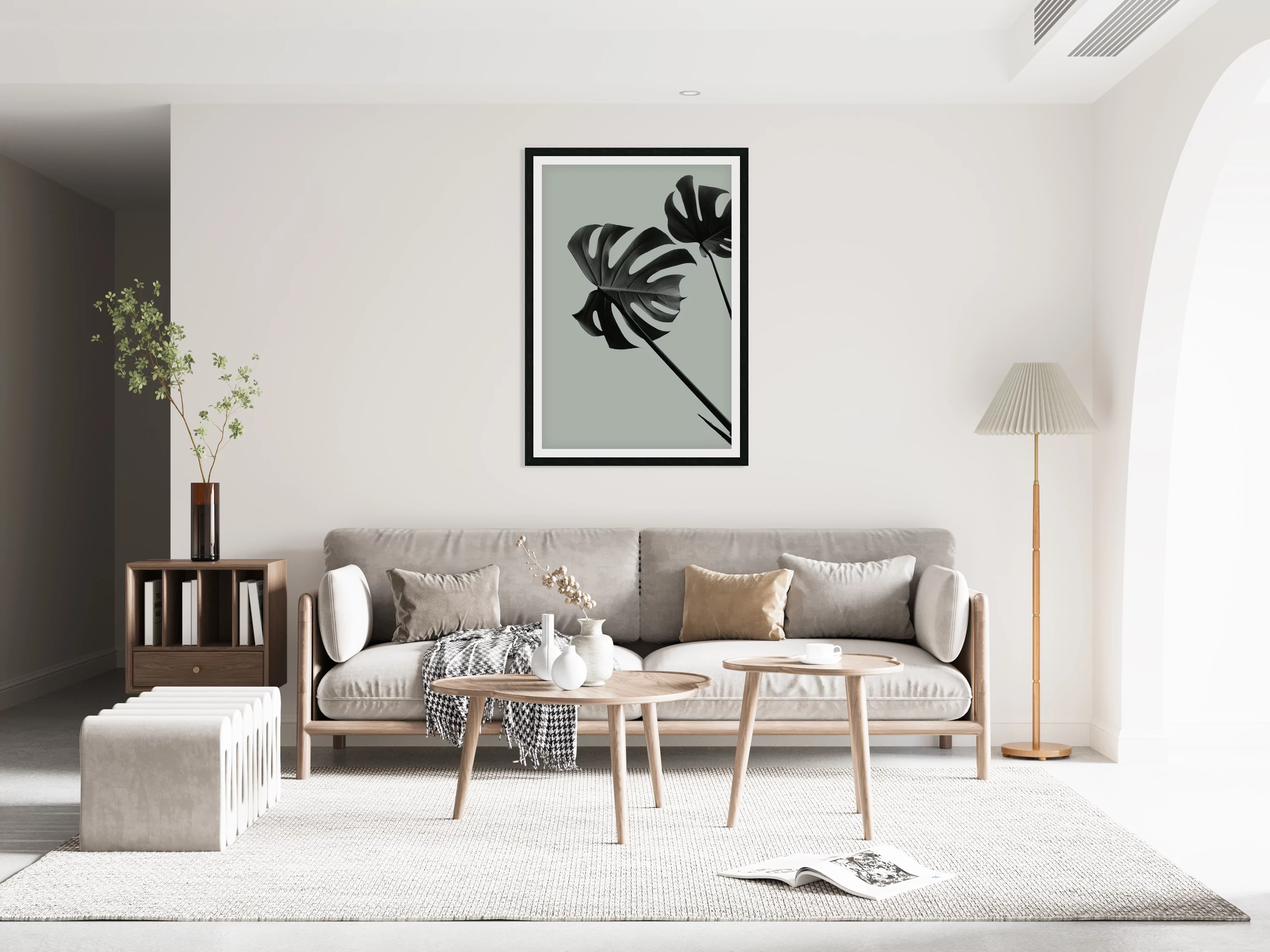 Monstera Teal 09