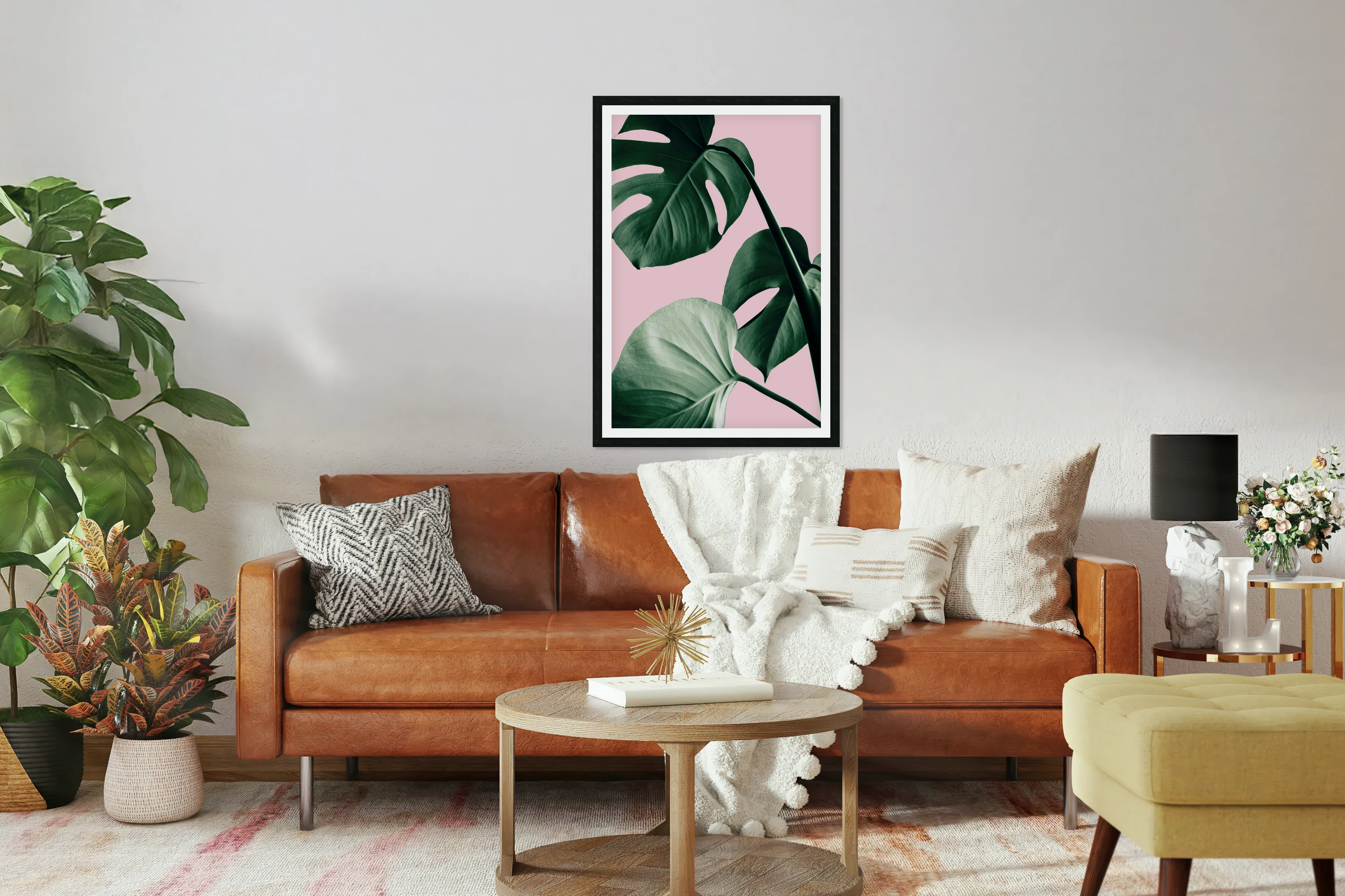 Monstera Pink No 07
